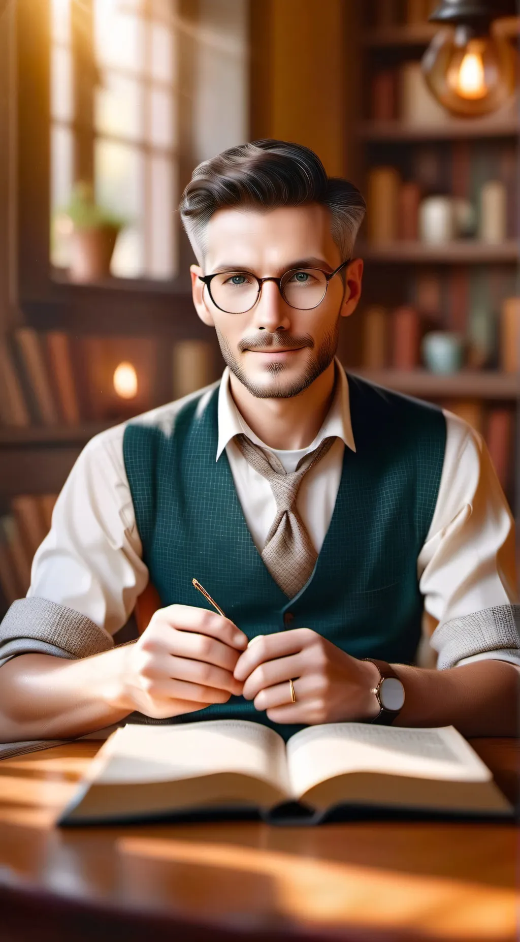ai character: Mr. Kurt background