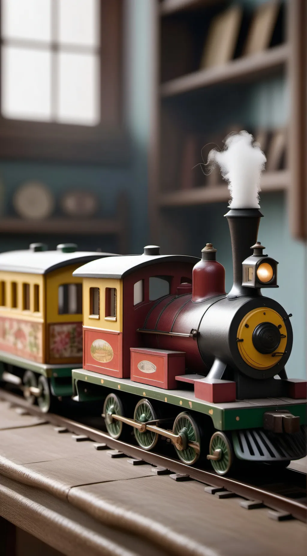 ai character: FPE and tiny rails background
