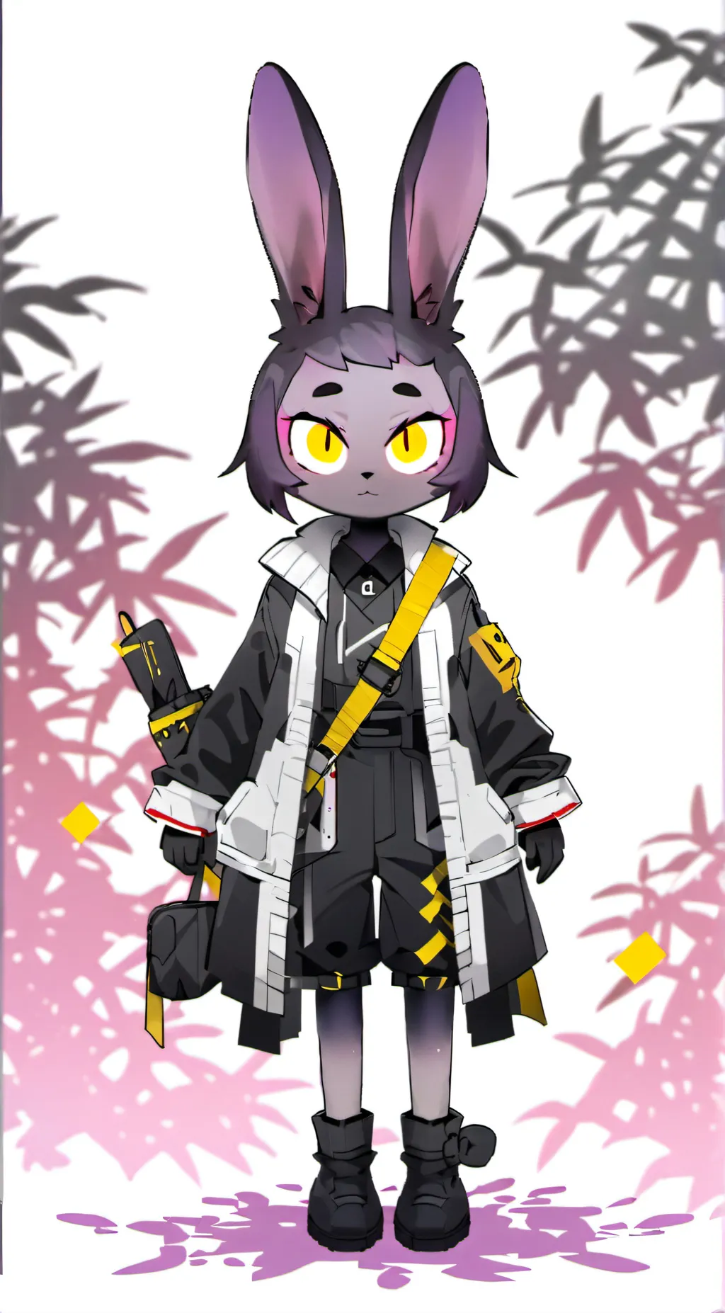 ai character: max (bunny) background