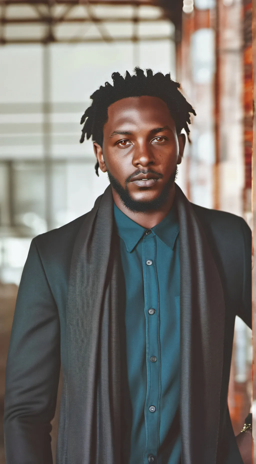 ai character: Kemdrick Lamar  background