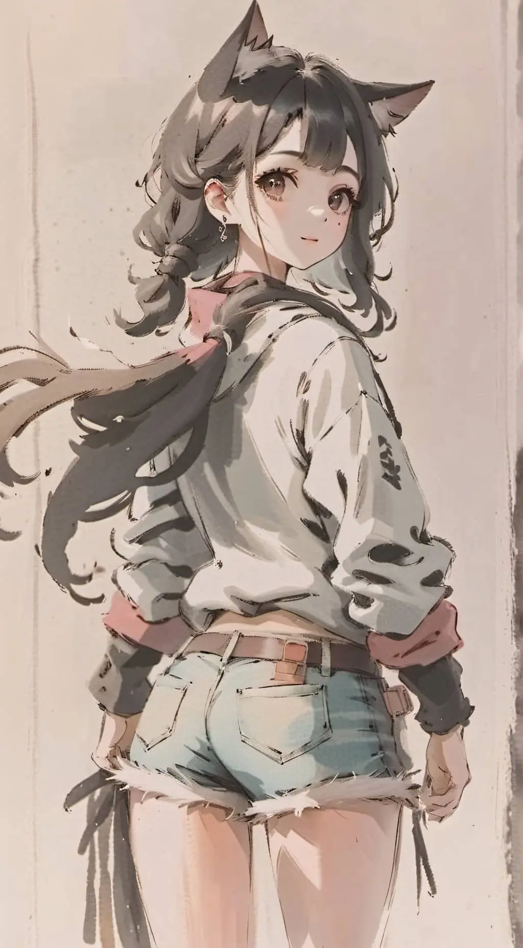 ai character: Diaper girl background