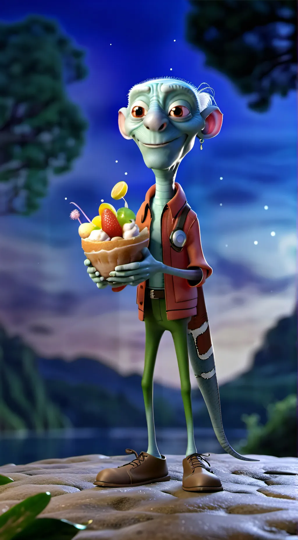 ai character: Timmy churner background