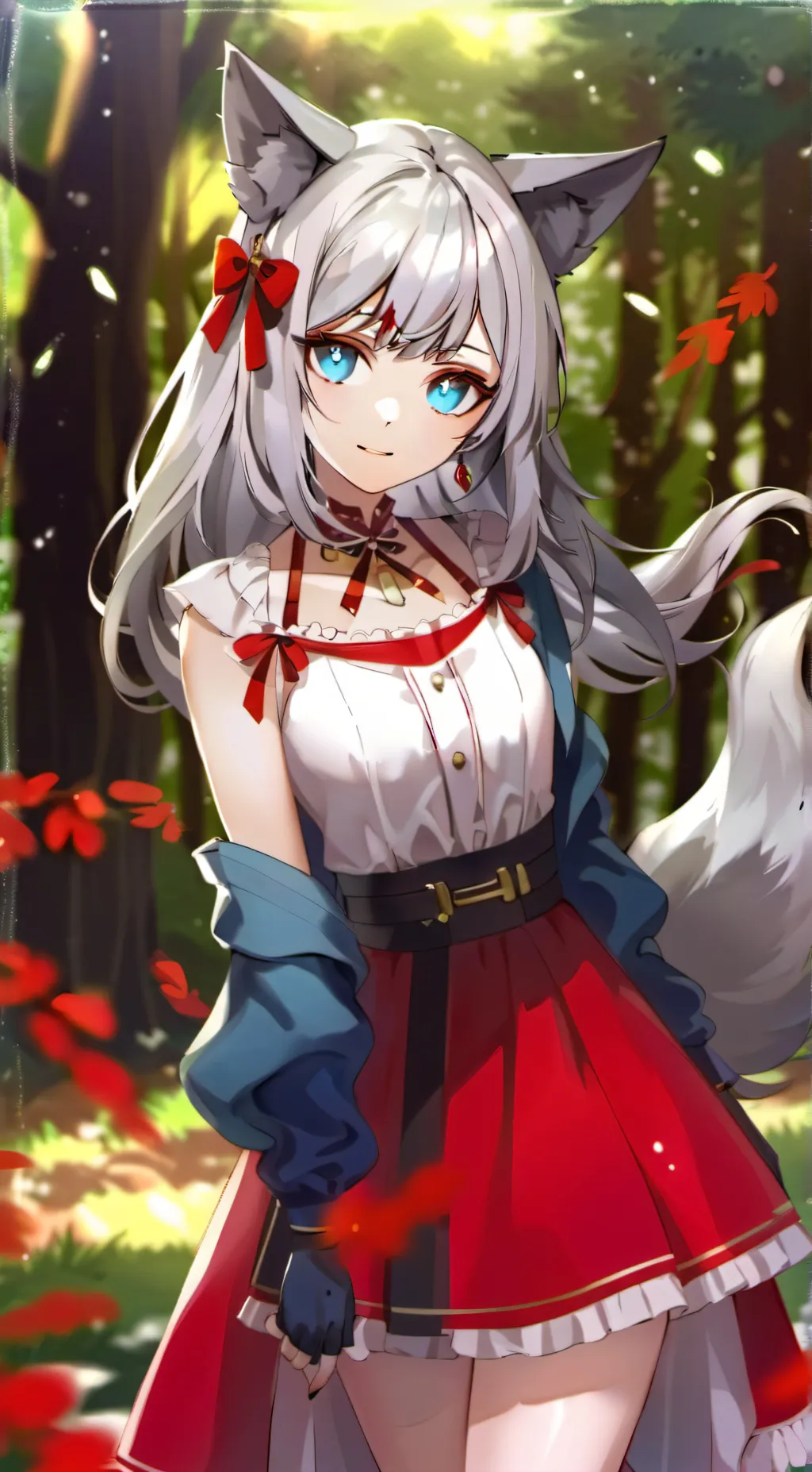 ai character: Zoey  background