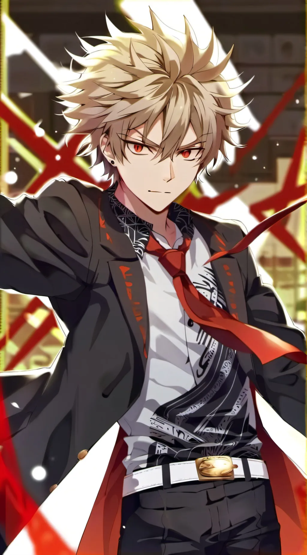 ai character: Bakugo background