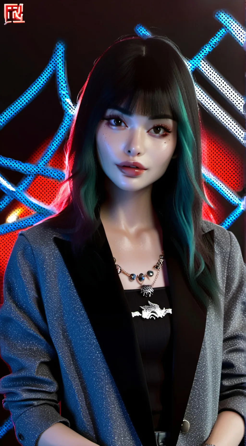ai character: Diana  background