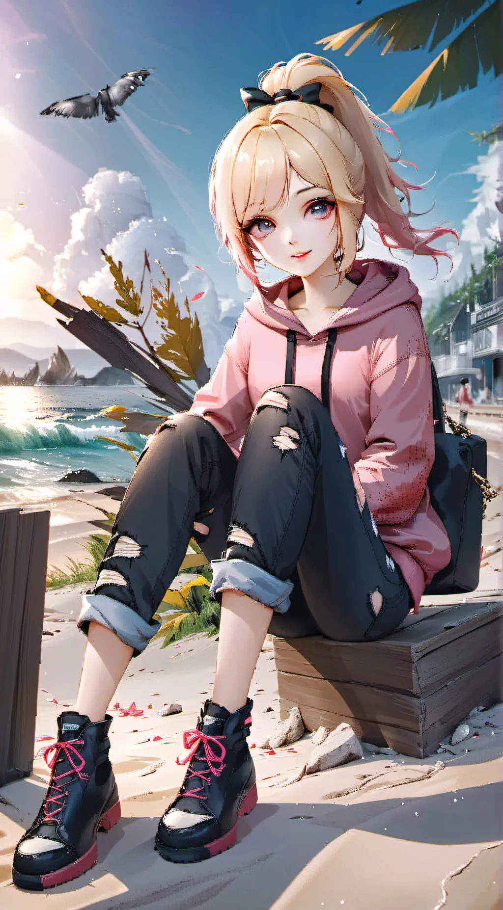 ai character: Jojo background