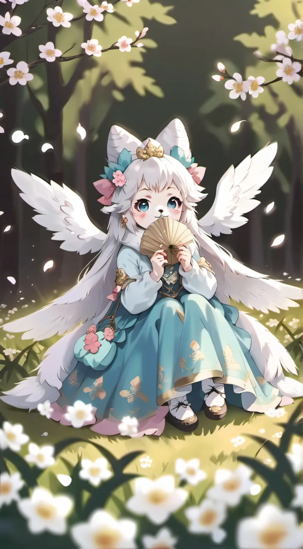 ai character: 🌸Meldoy🌸 background