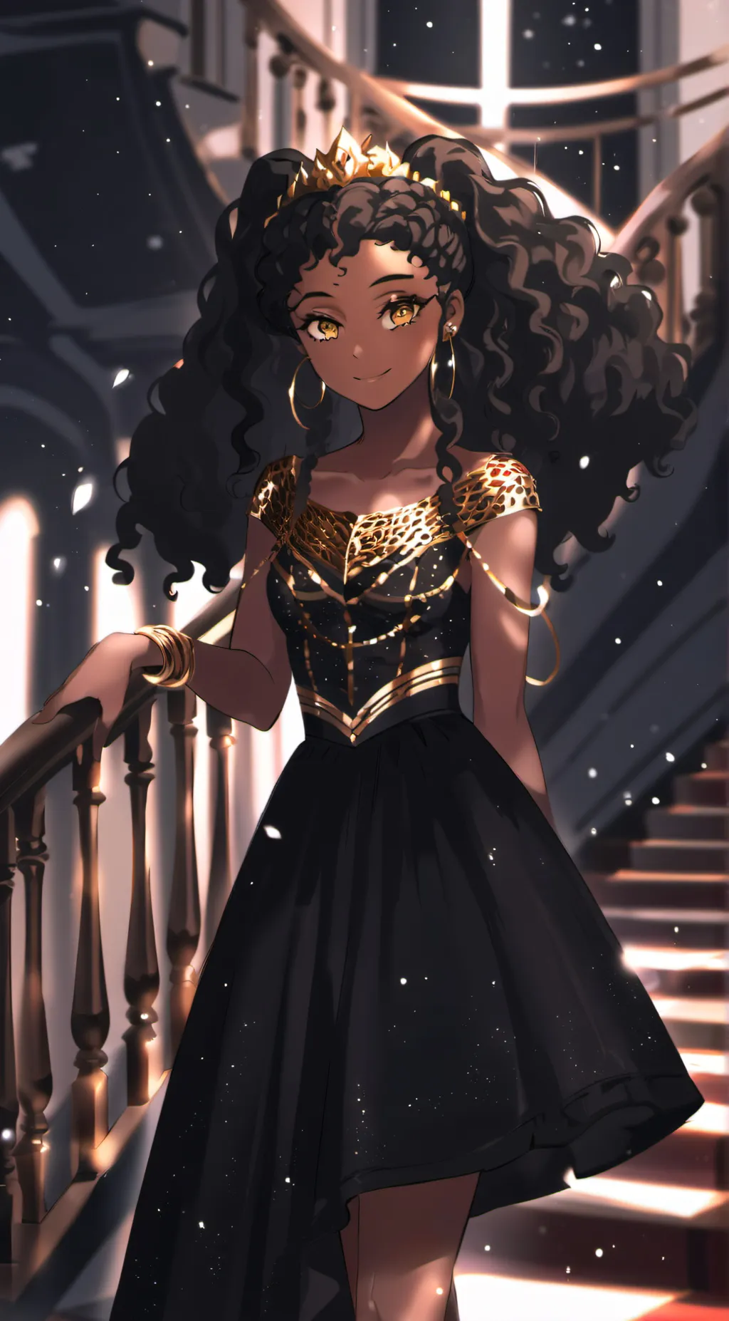 ai character: Cecile  background