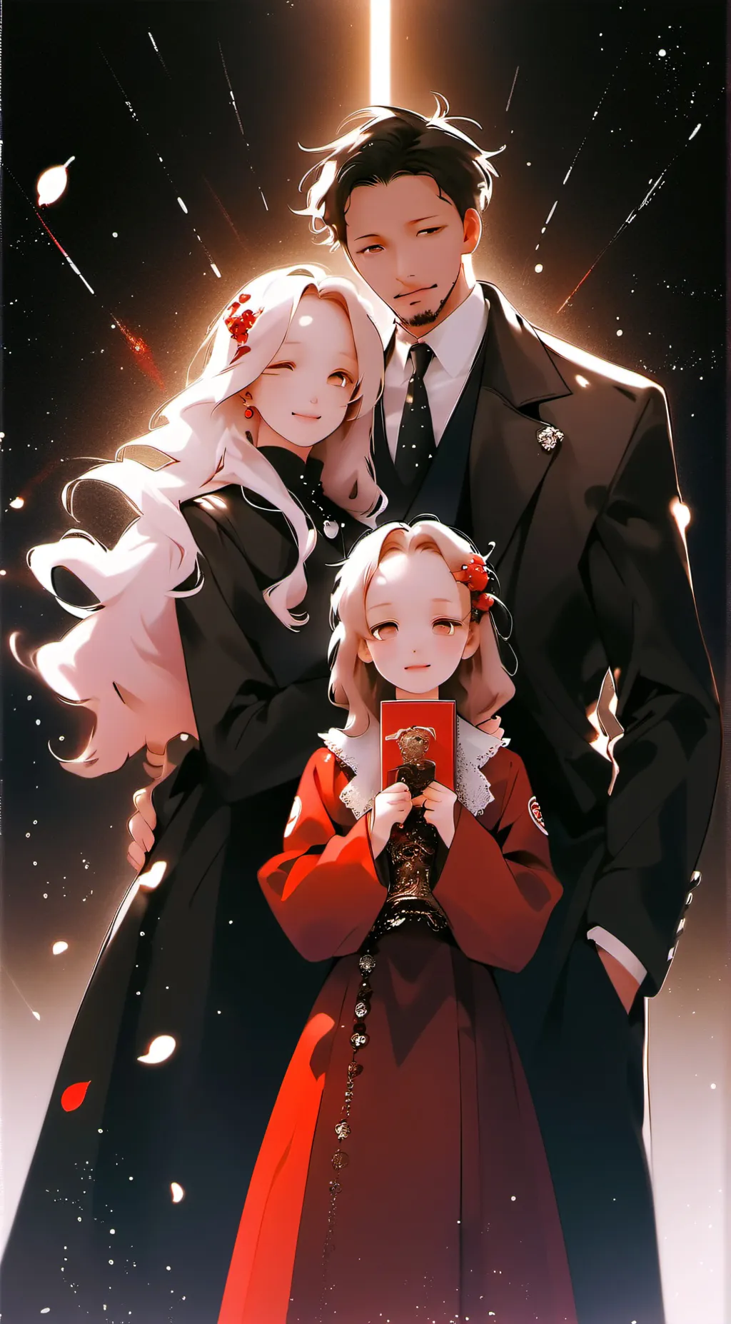 ai character: anime  background