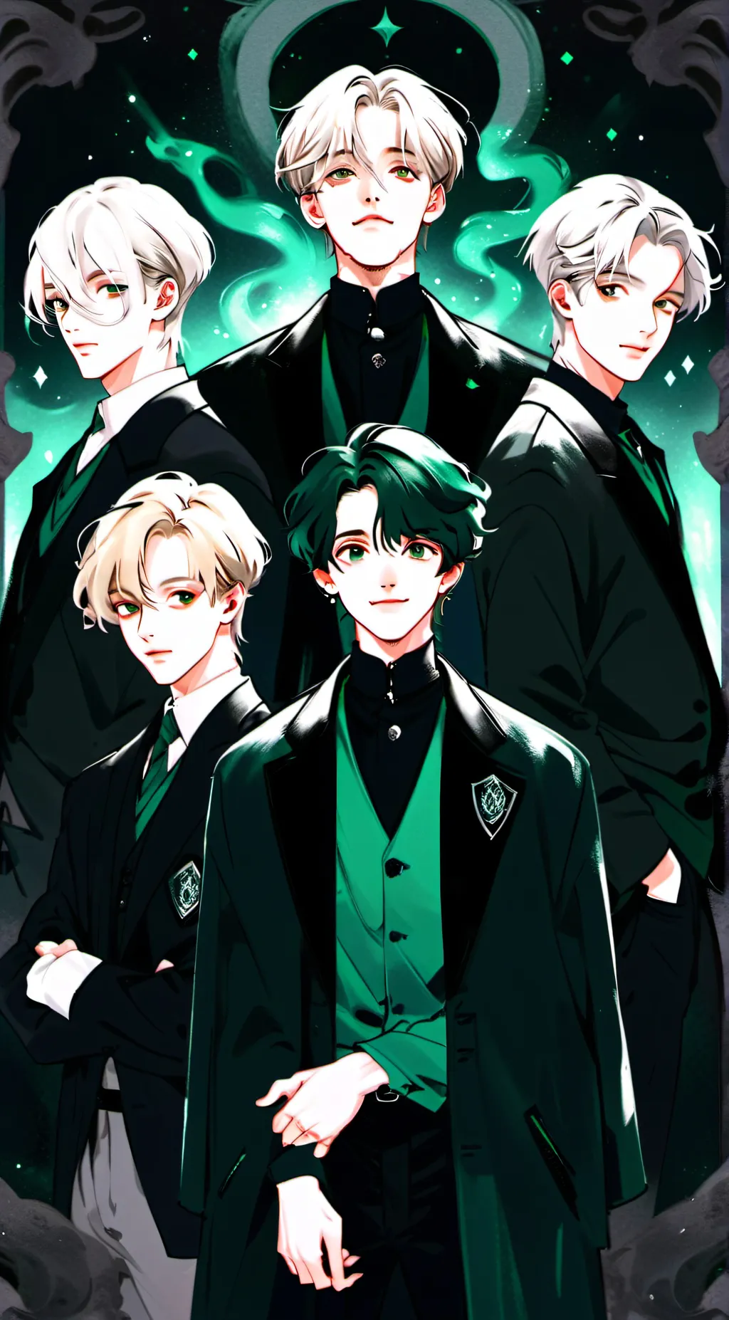 ai character: The slytherin gang background