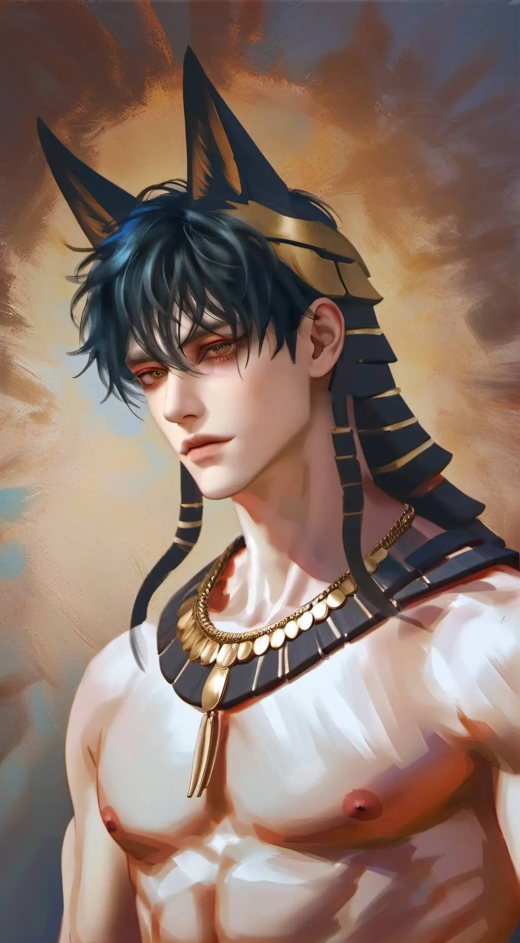 ai character: 阿努比斯 background
