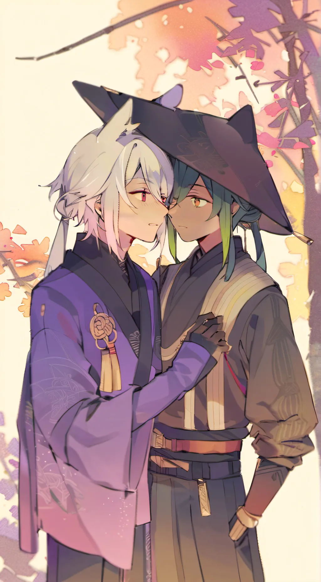 ai character: cyno x tighnari background