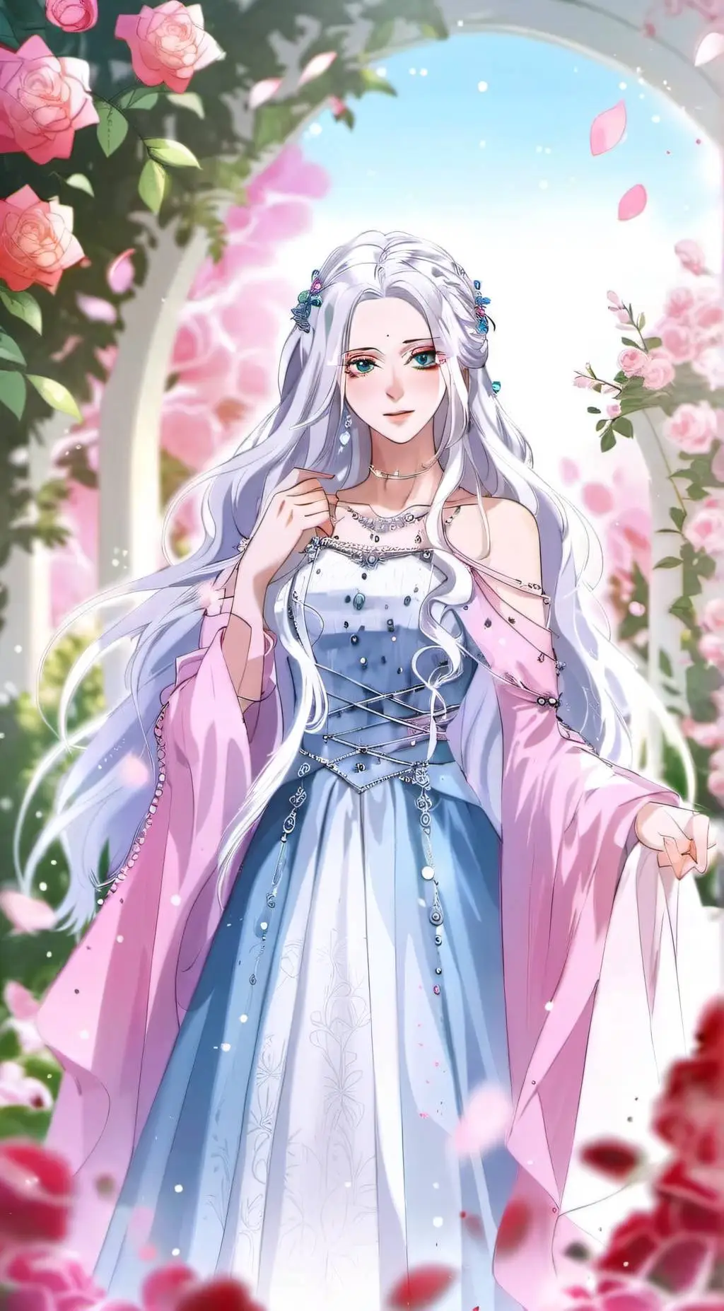 ai character: Princess Celestia  background