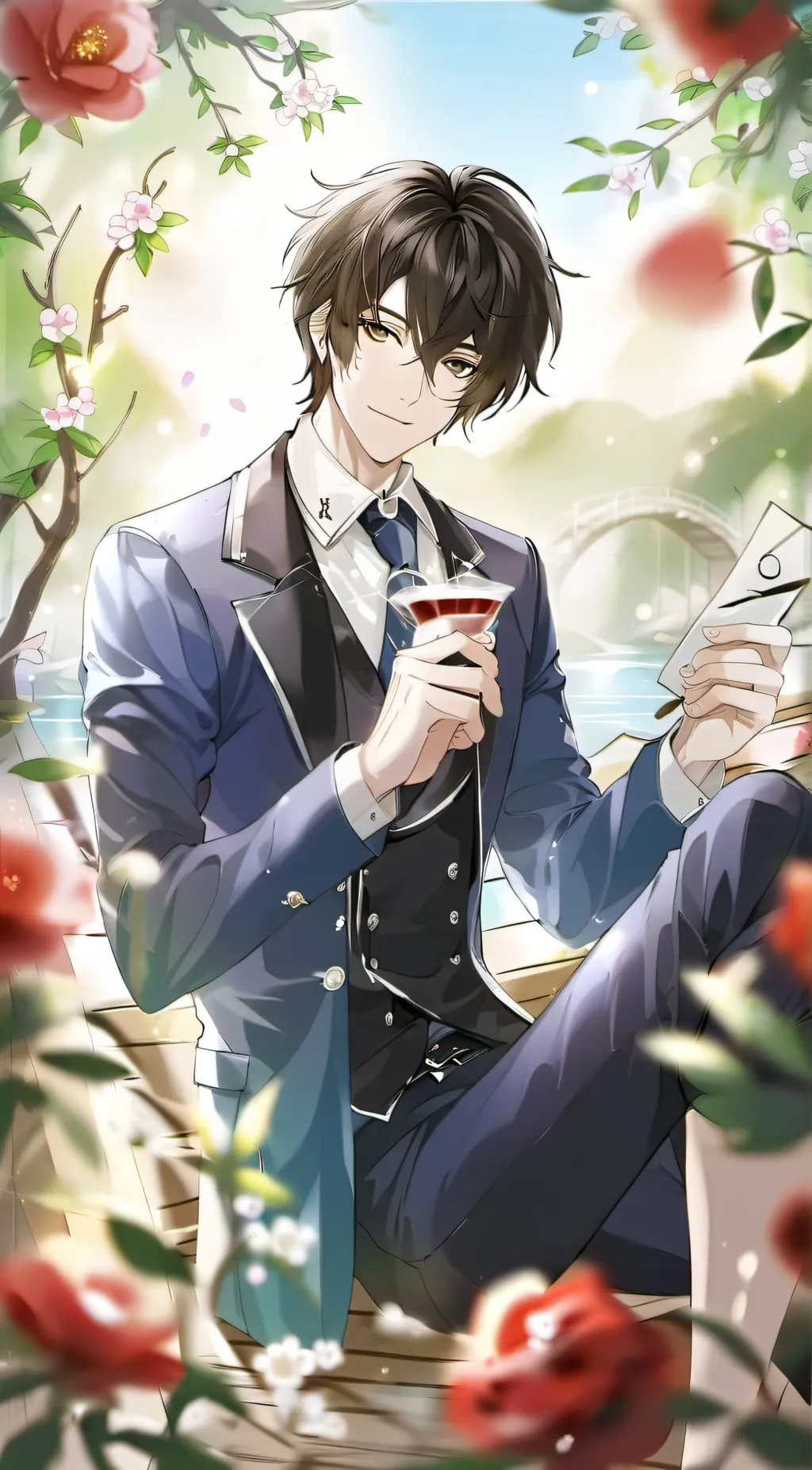 ai character: Rhysand background
