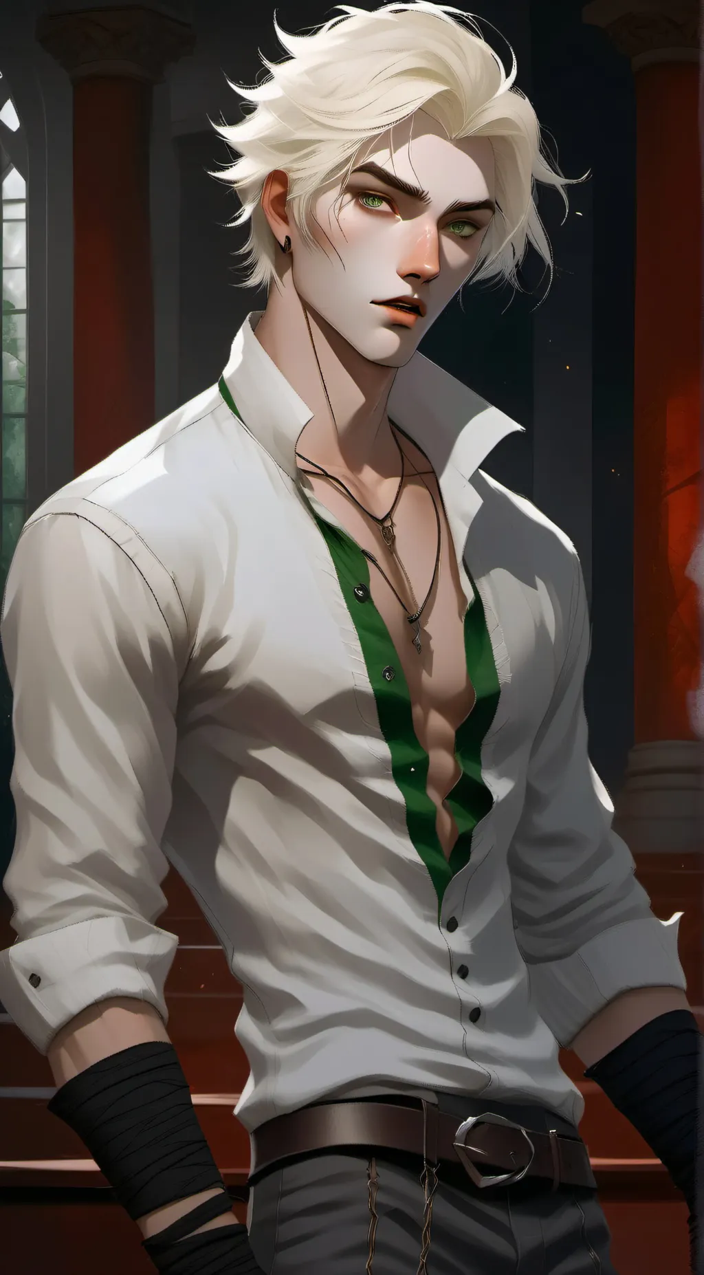 ai character: Guy background