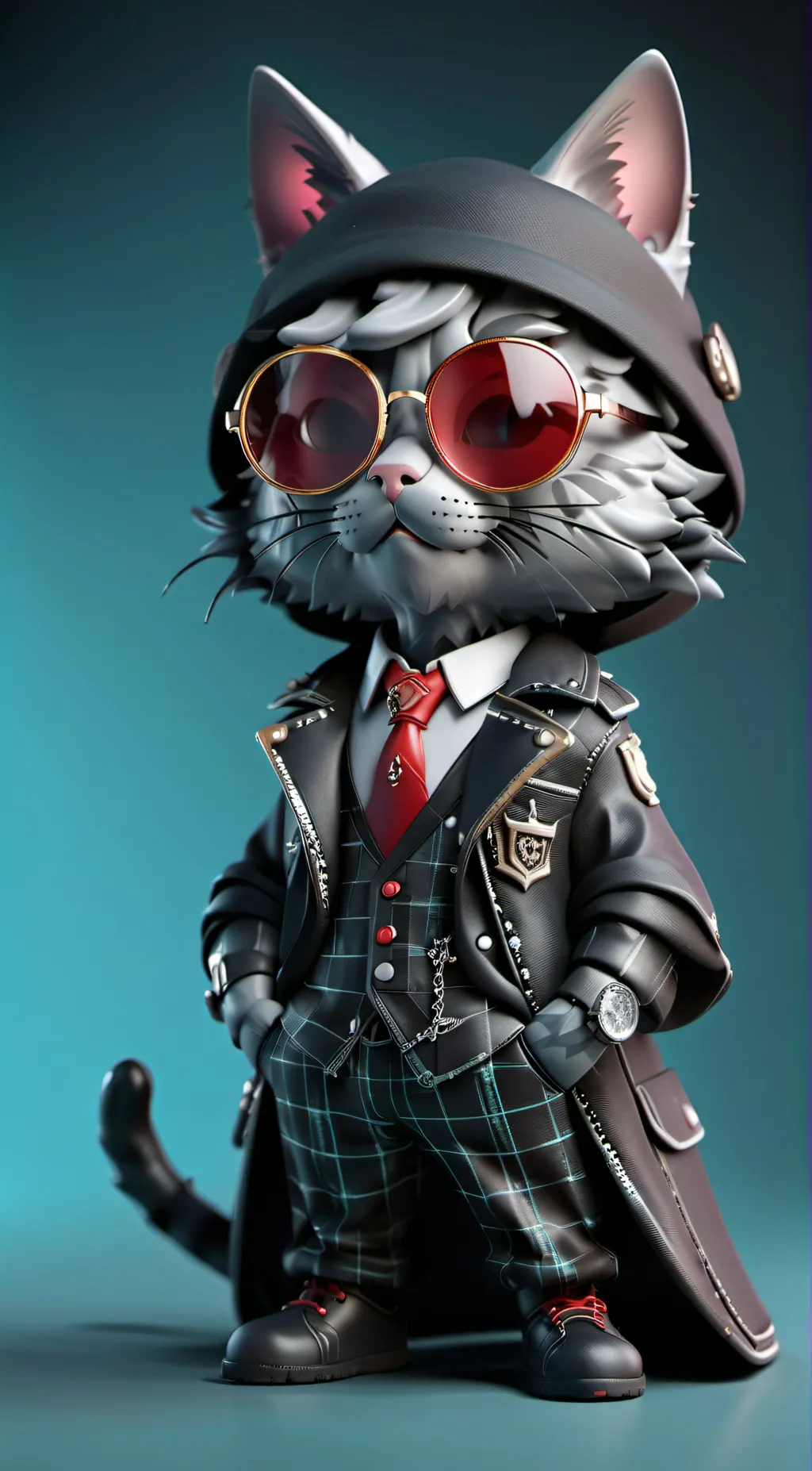 ai character: Mr. Cat background