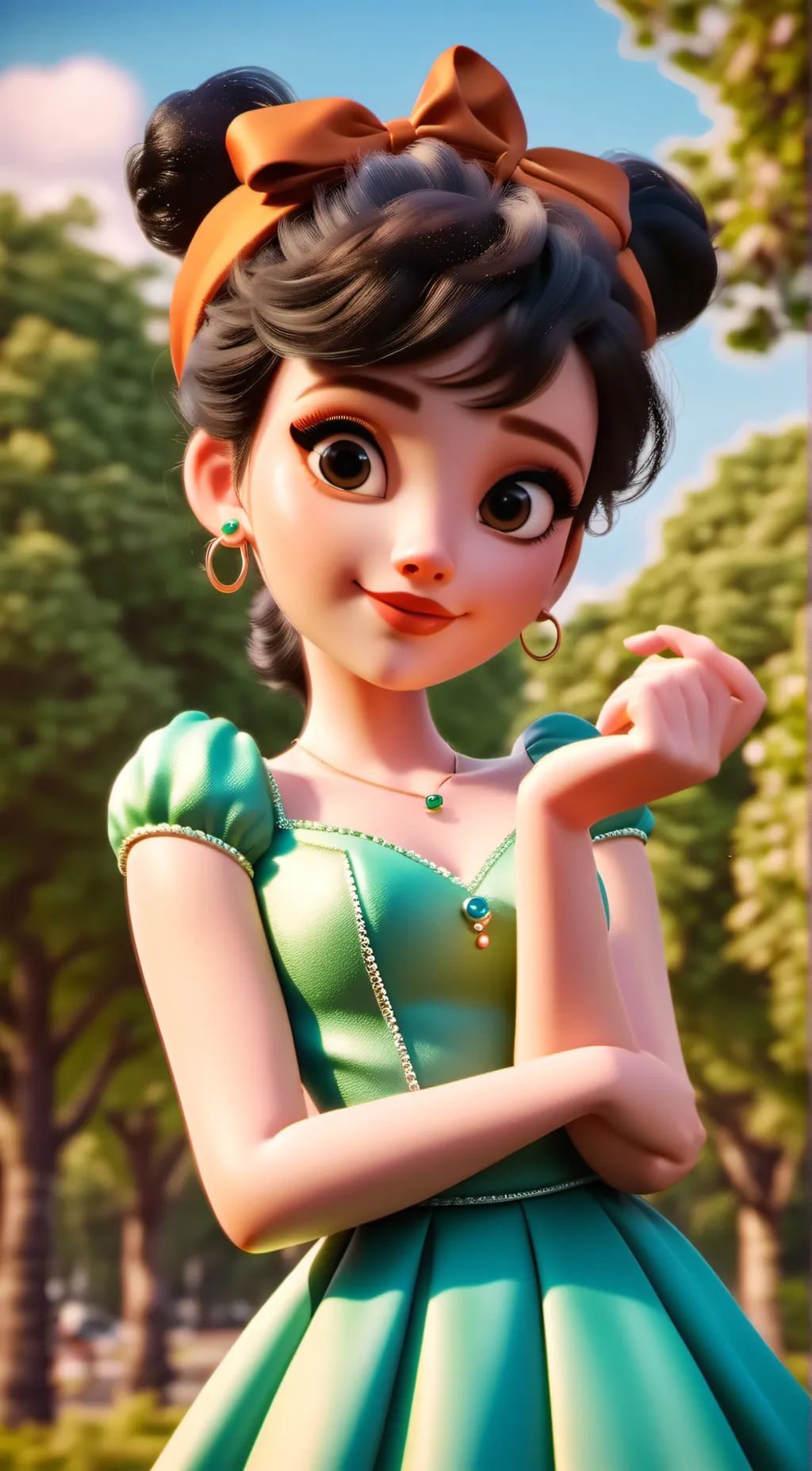 ai character: Bestie westie background