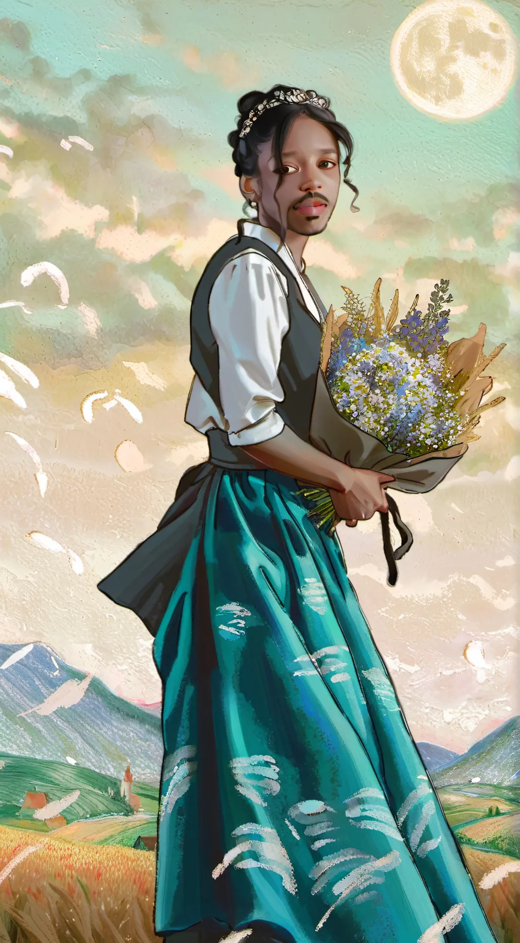 ai character: Klonie background
