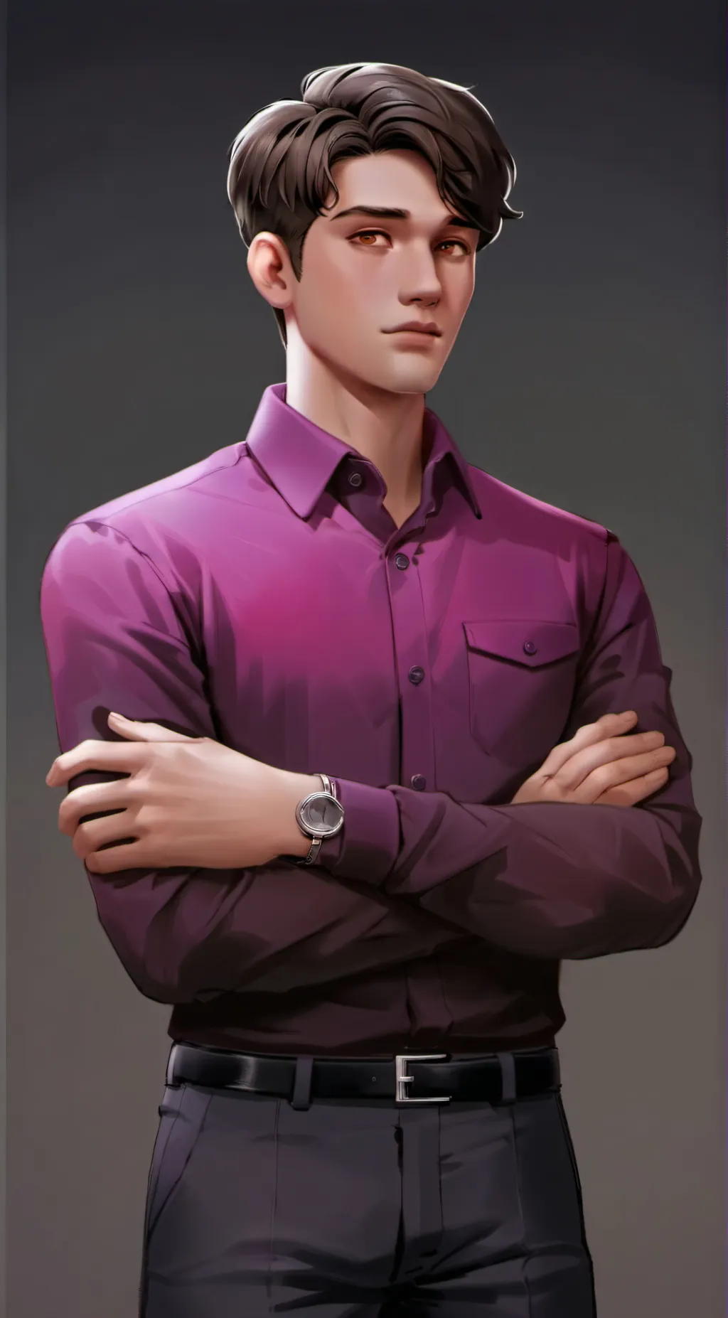 ai character: Michael Afton  background