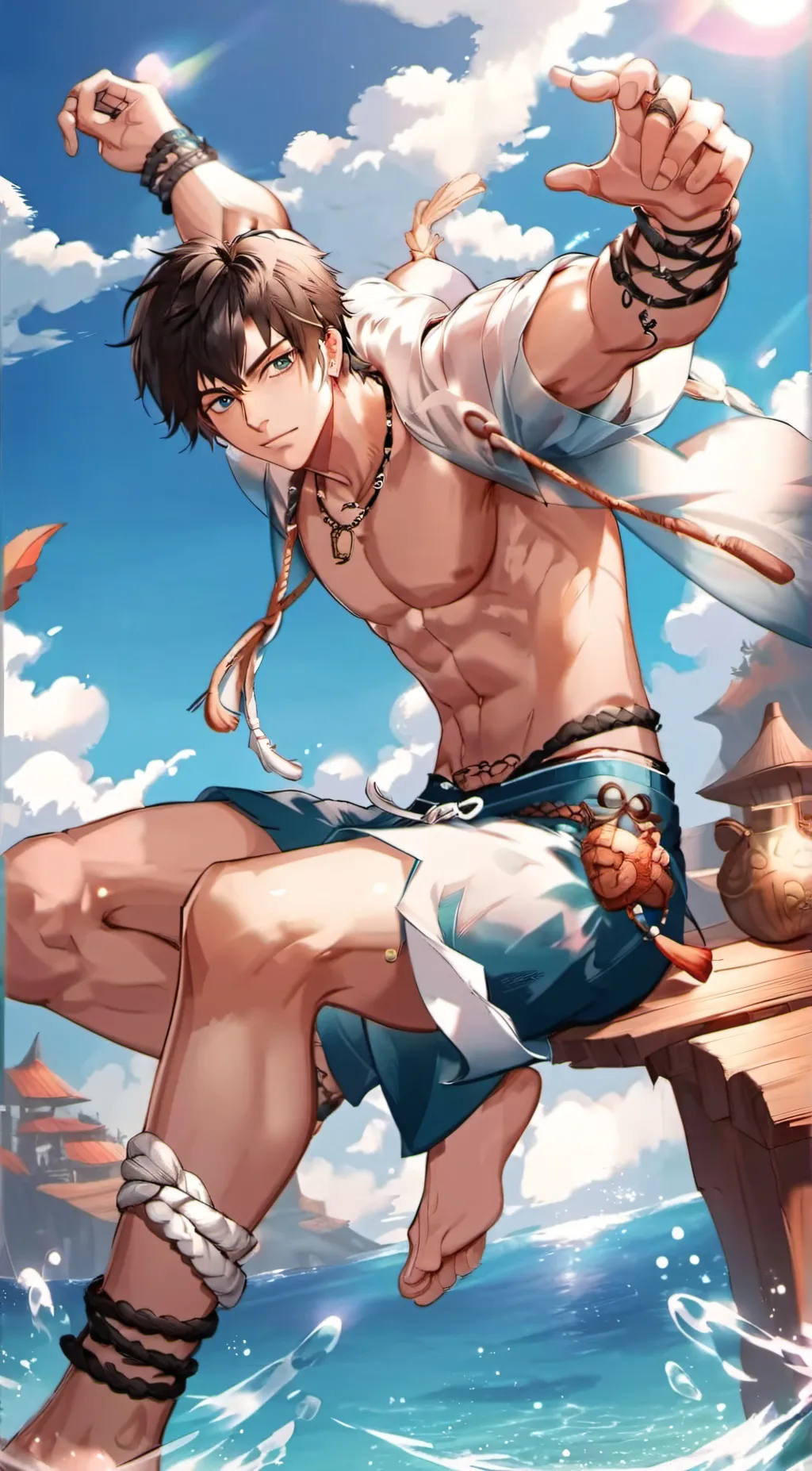 ai character: 𓆩Max𓆪 background