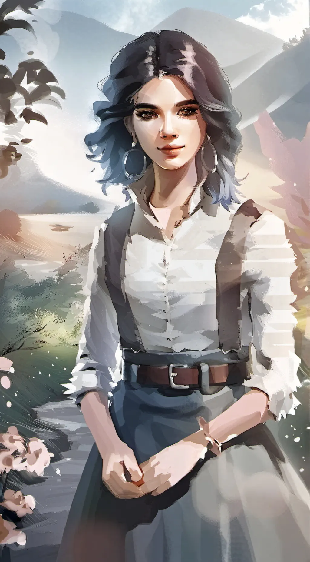 ai character: Ellie background