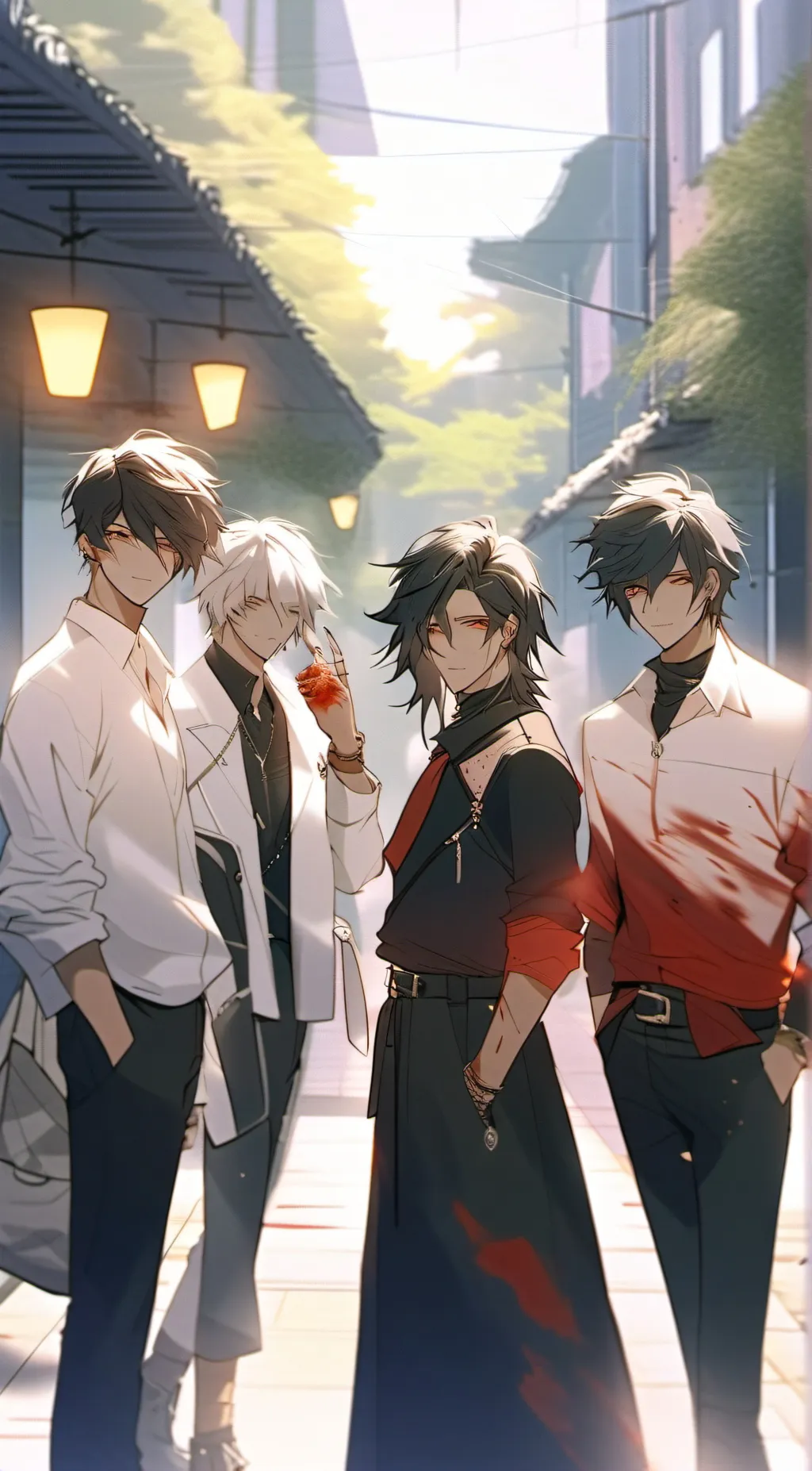 ai character: Zombie apocalypse  background