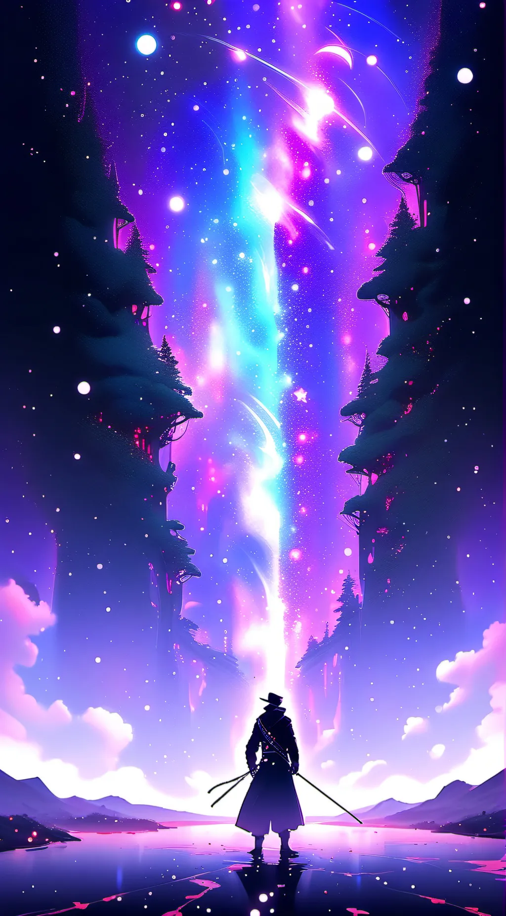 ai character: thesunandmoonshow background