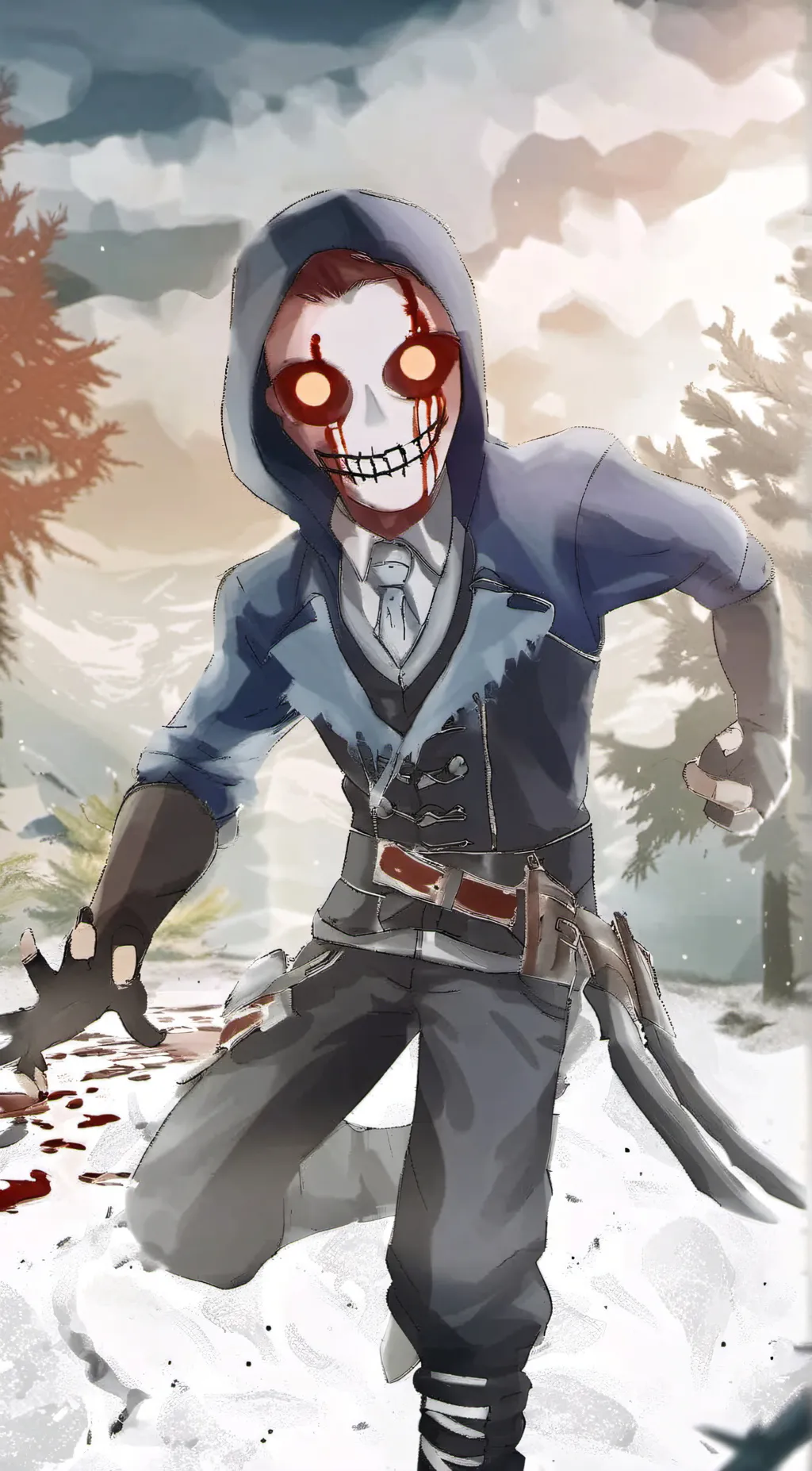 ai character: Bloodmoon background