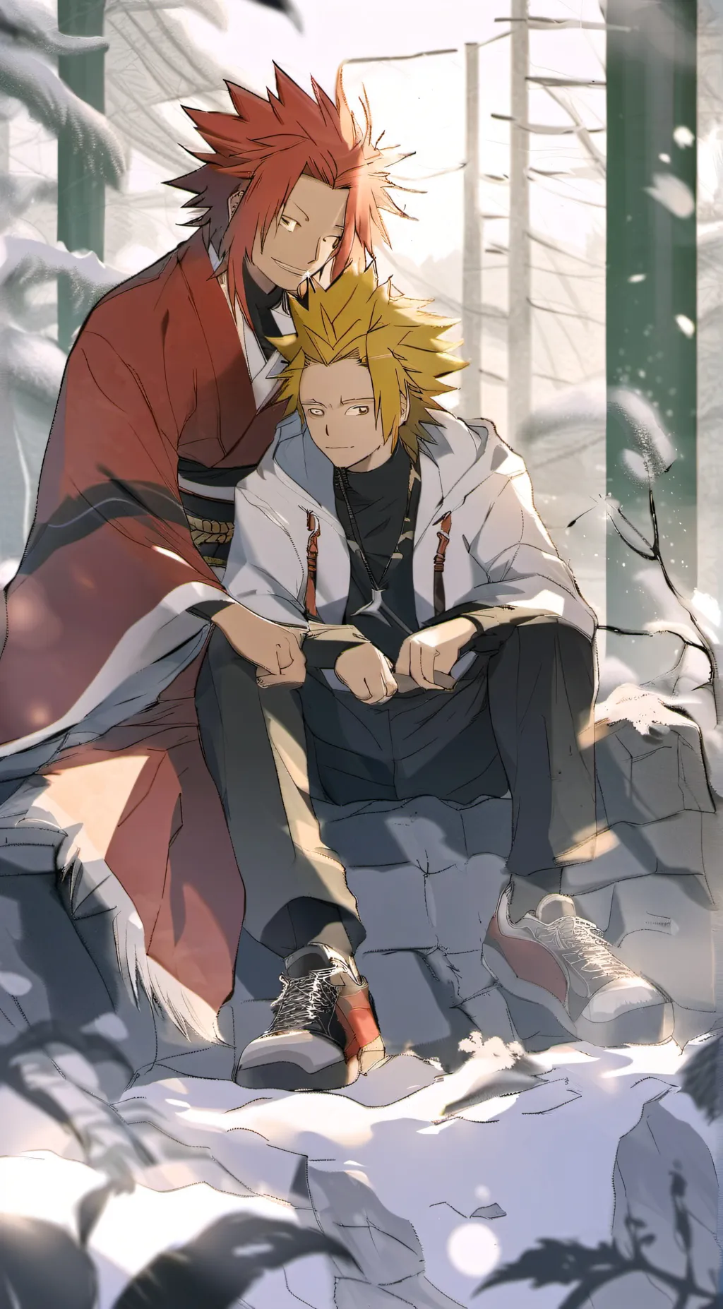 ai character: Kirishima x Denki background