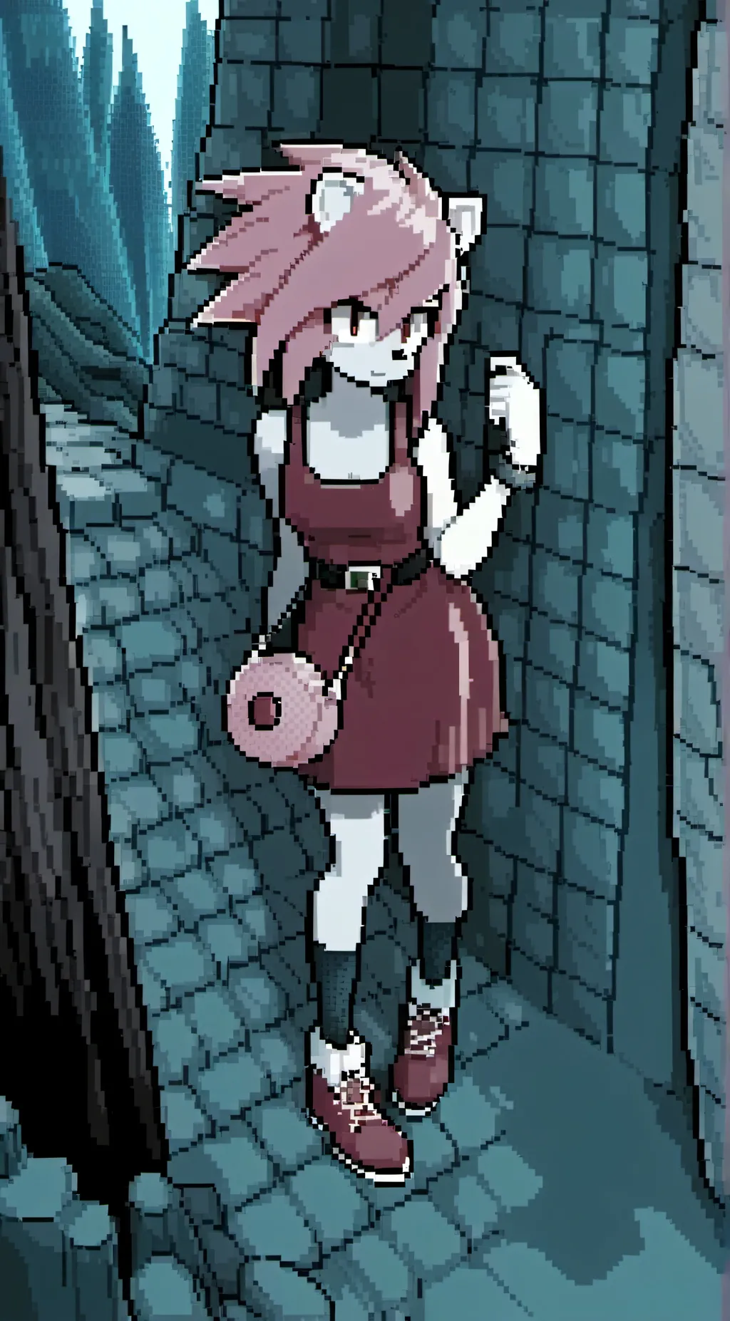 ai character: Amy Rose background