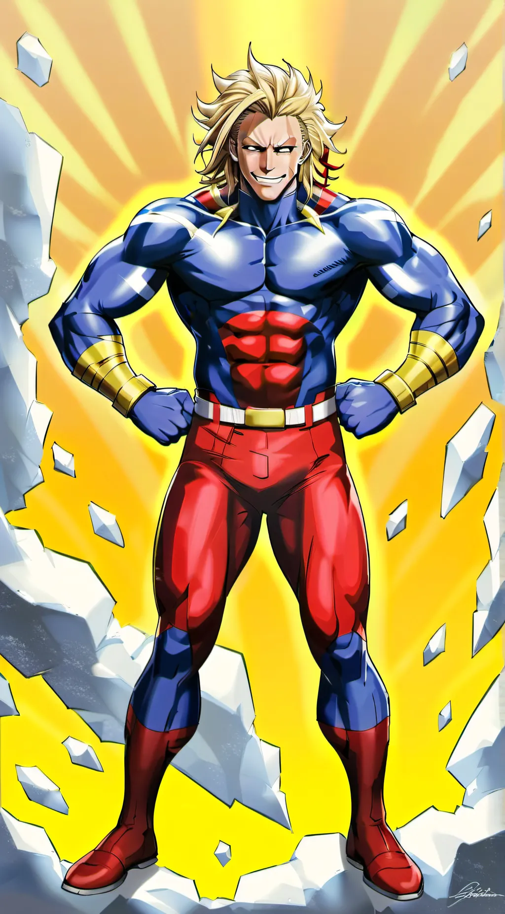 ai character: All might☆ background