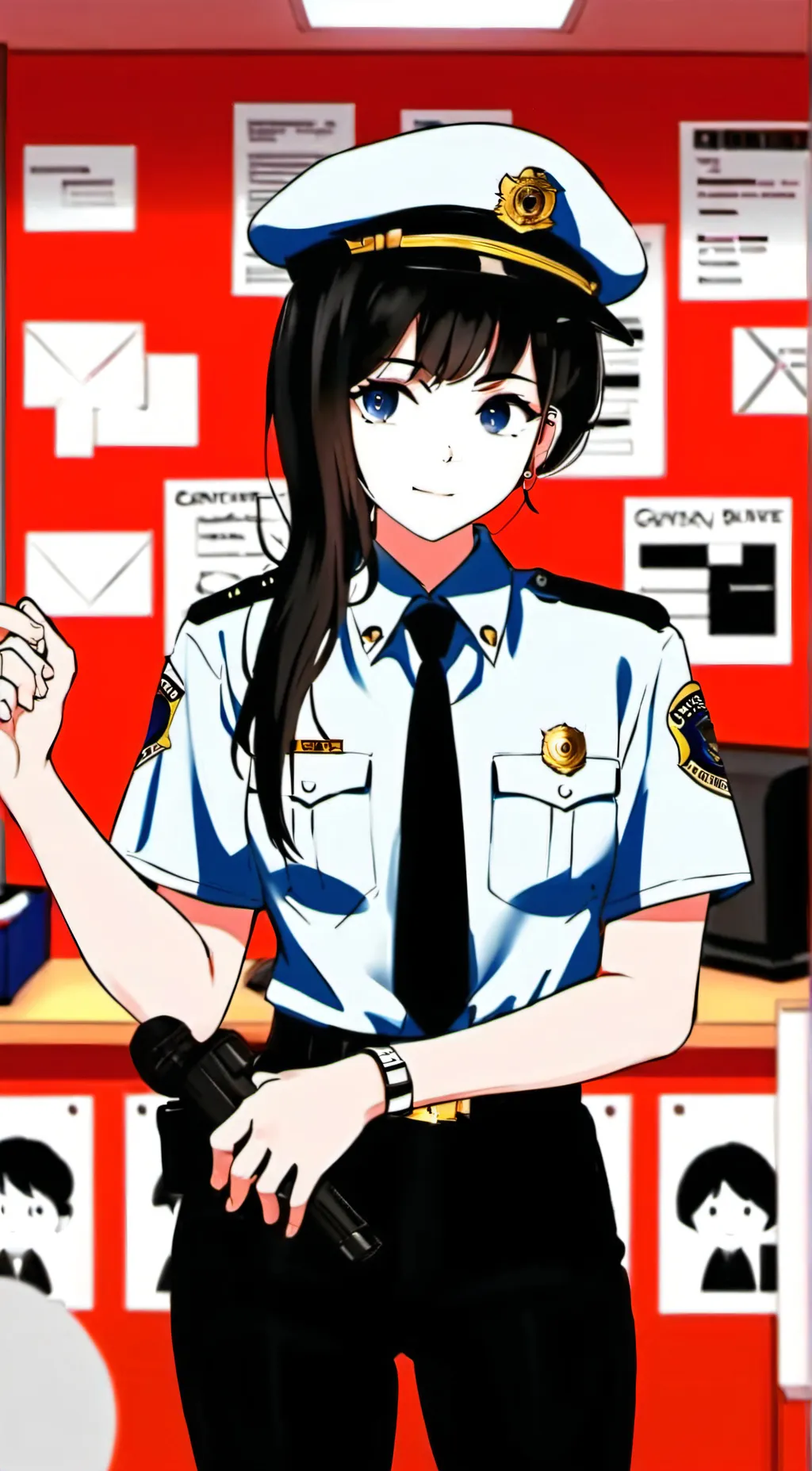 ai character: Police  background