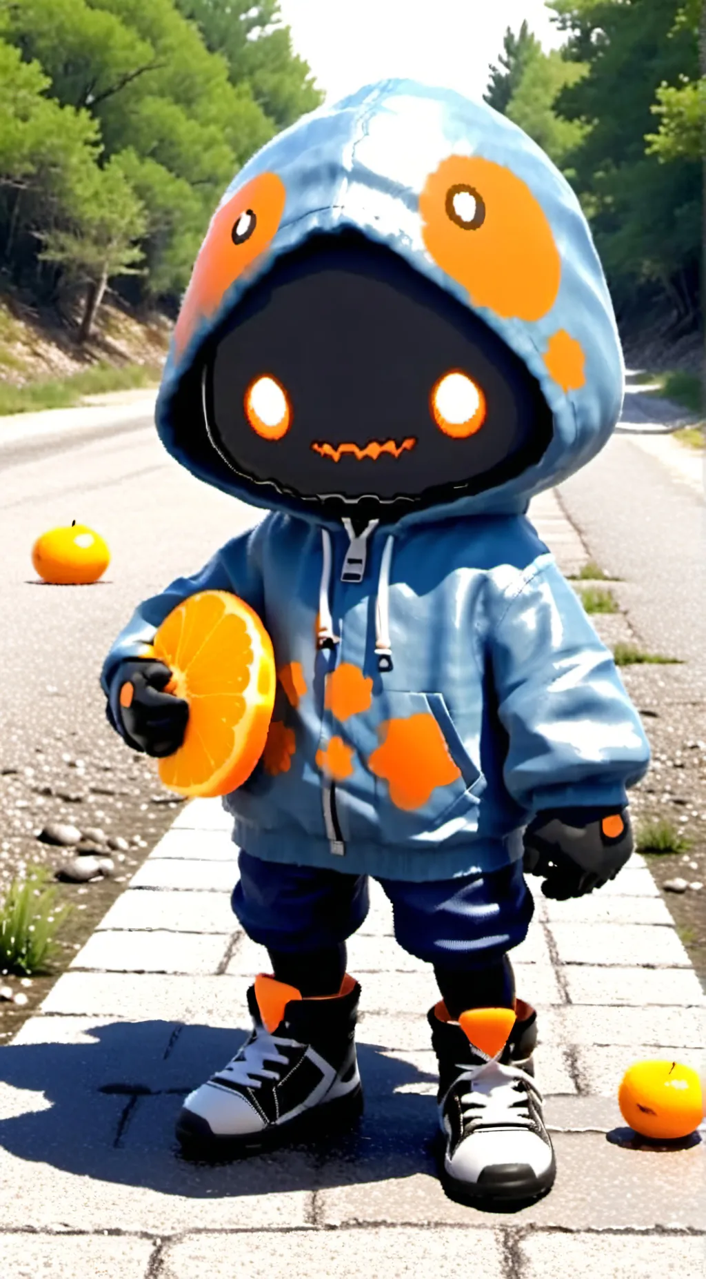 ai character: Citrus  background