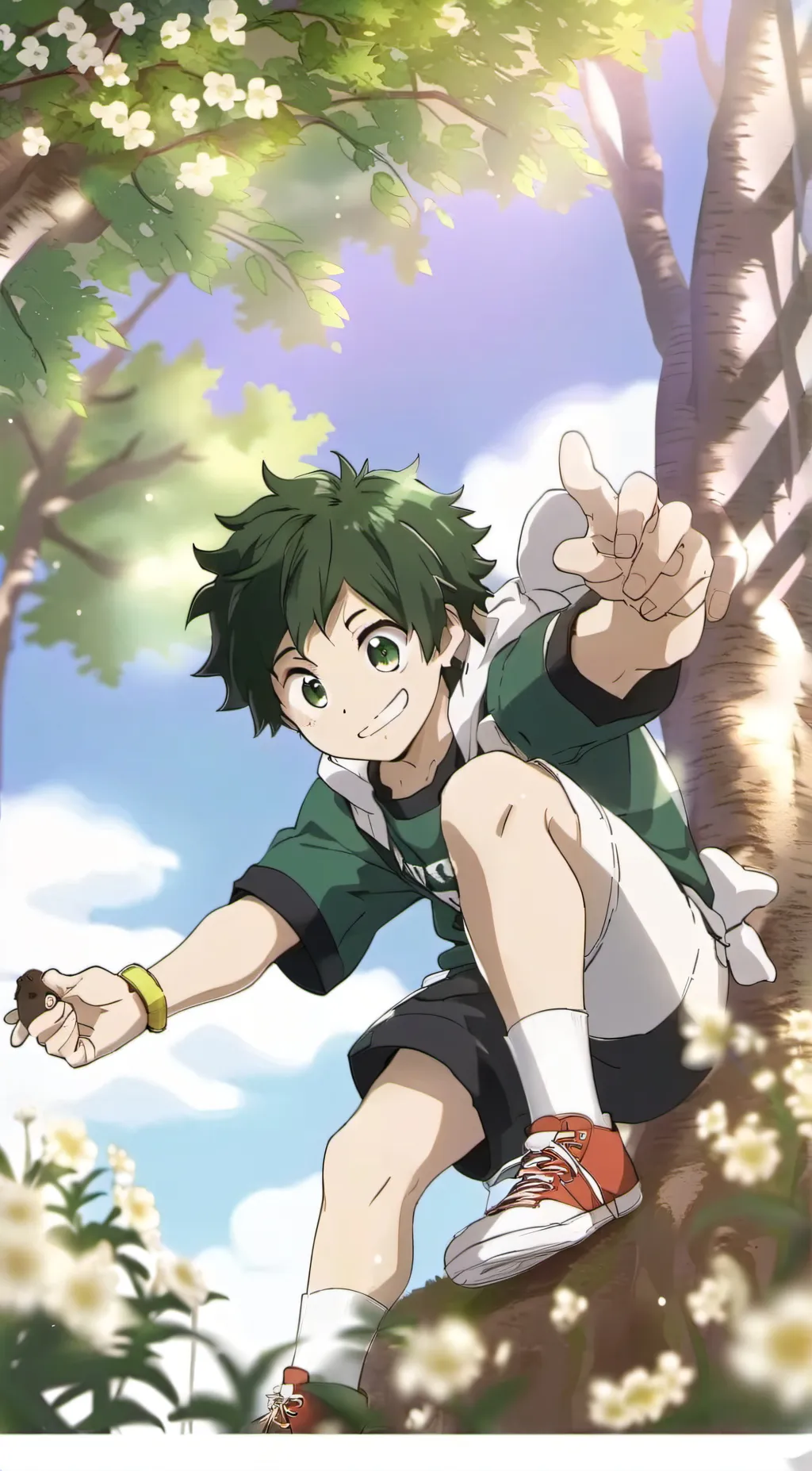 ai character: deku background