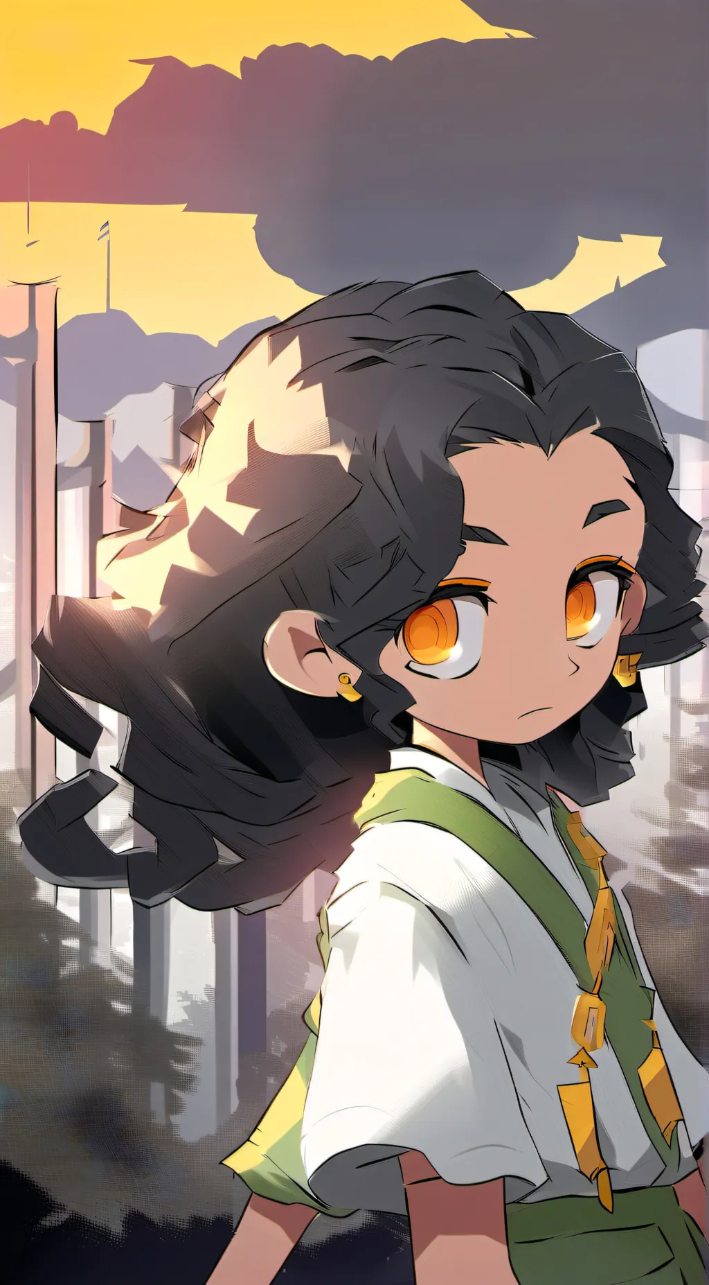 ai character: Cassidy  background