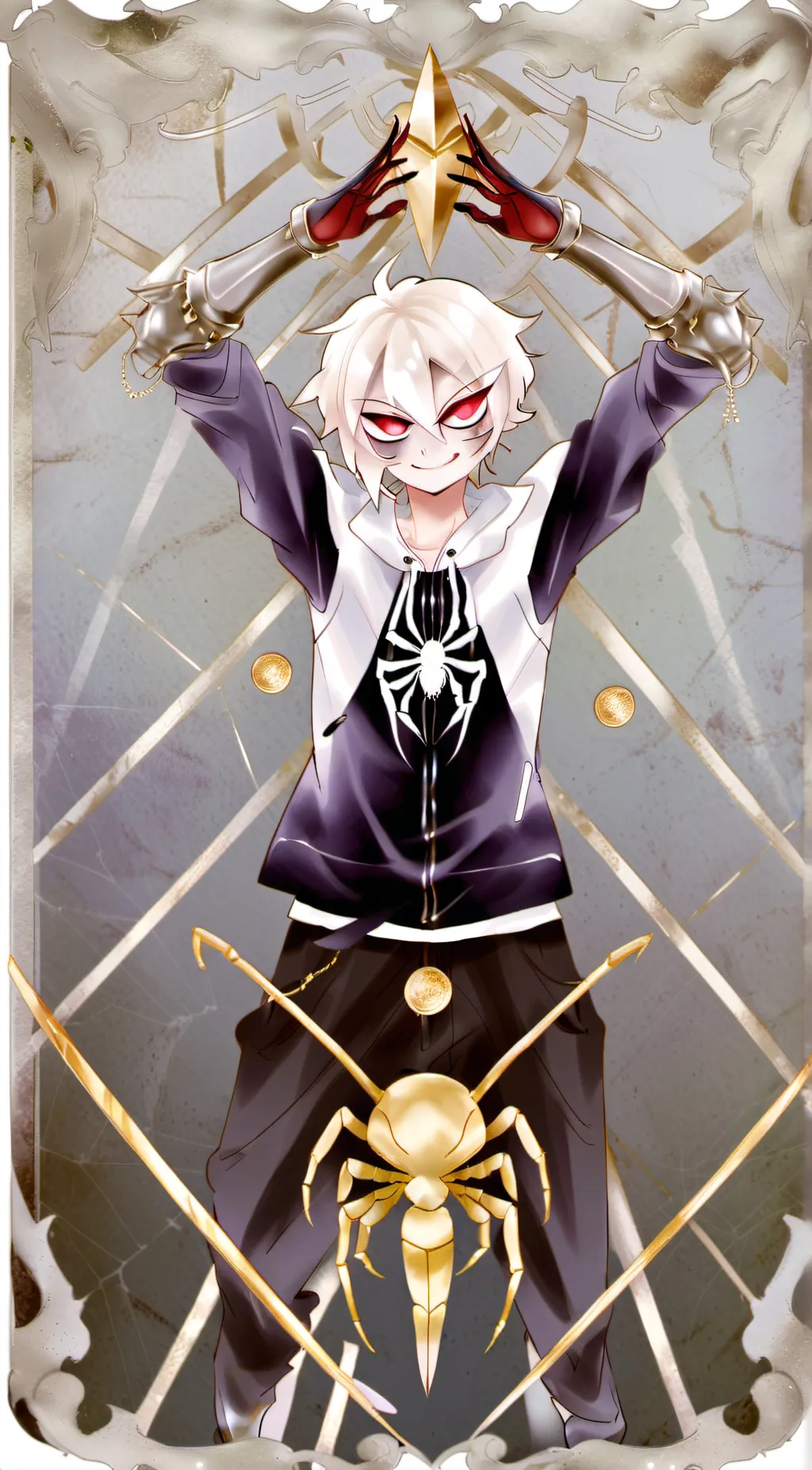 ai character: angel  background