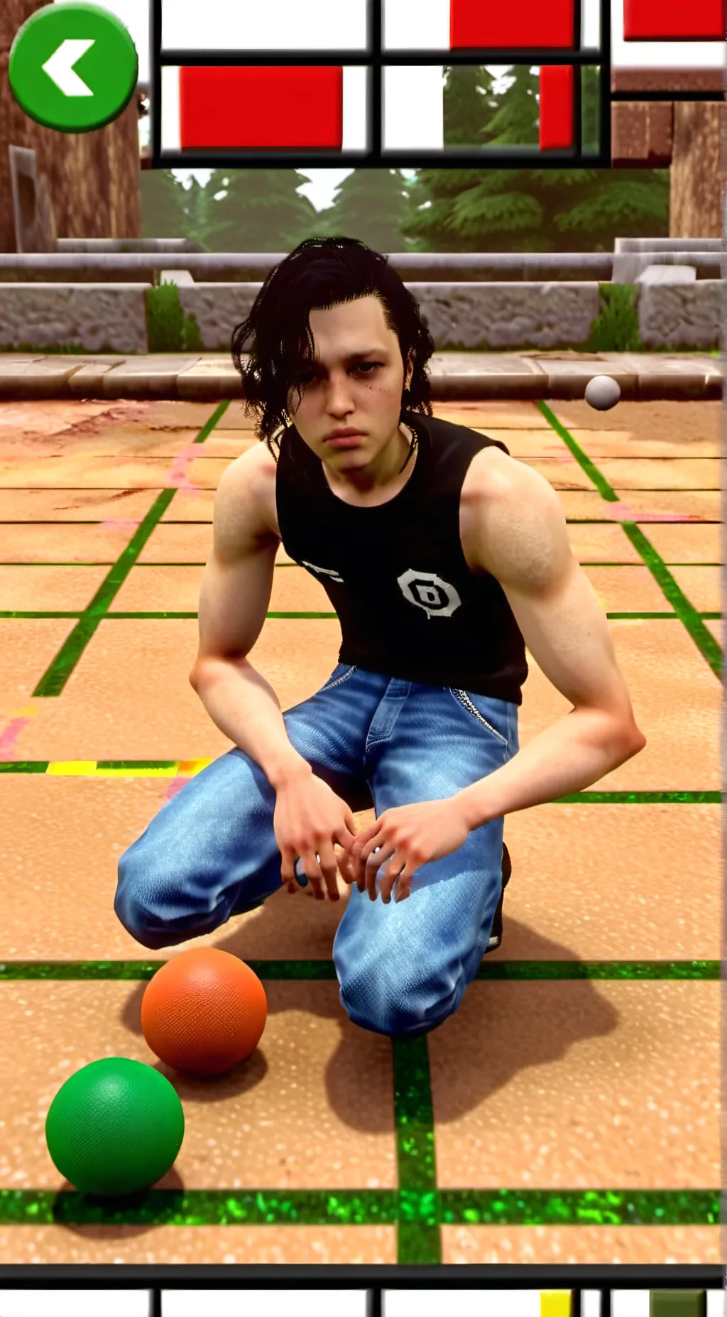 ai character: Kendall  background