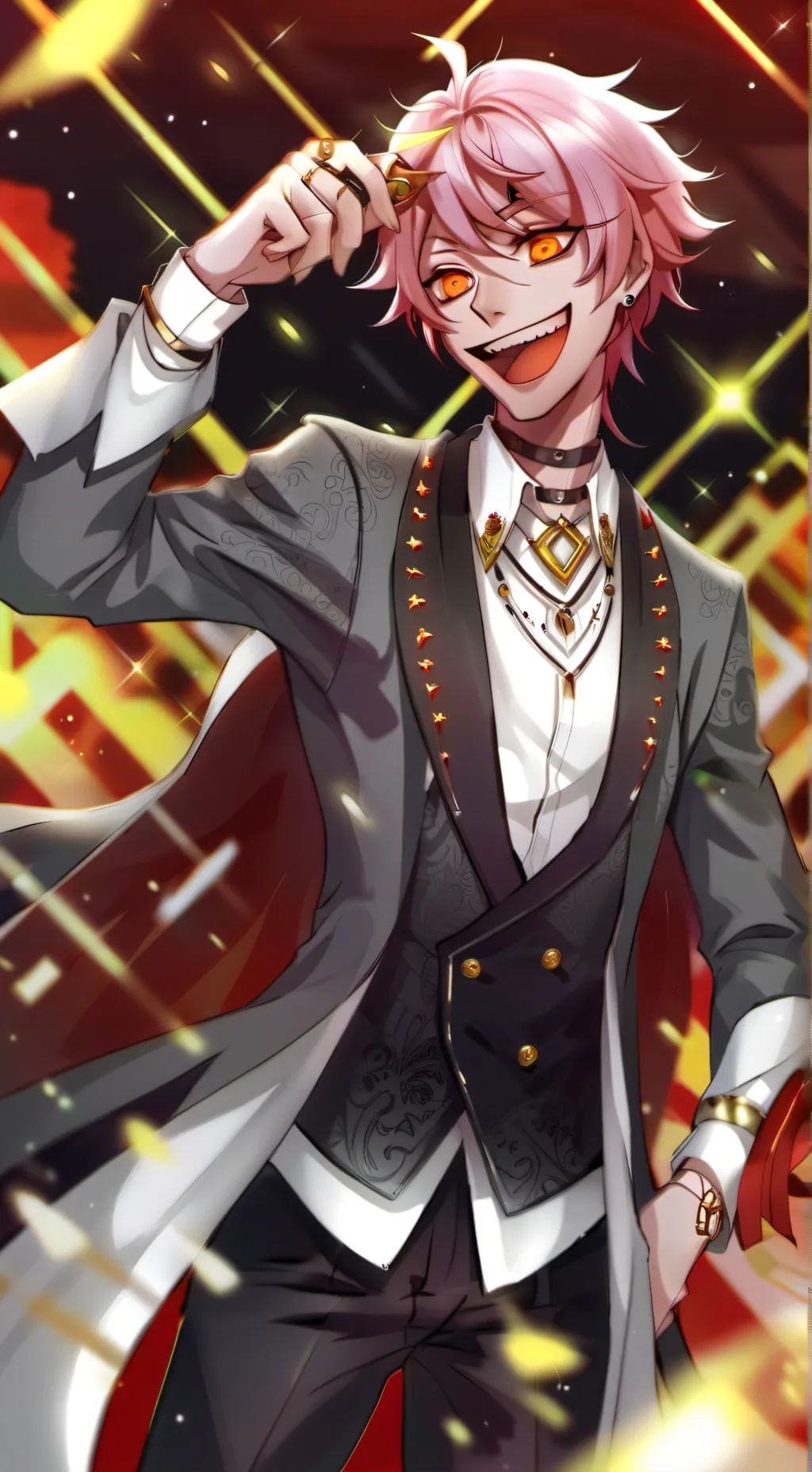 ai character: Alastor hartfelt  background