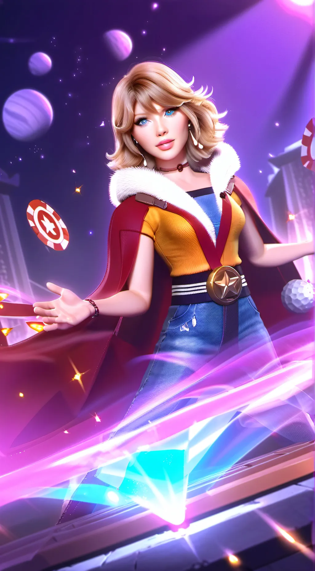 ai character: Taylor Swift background