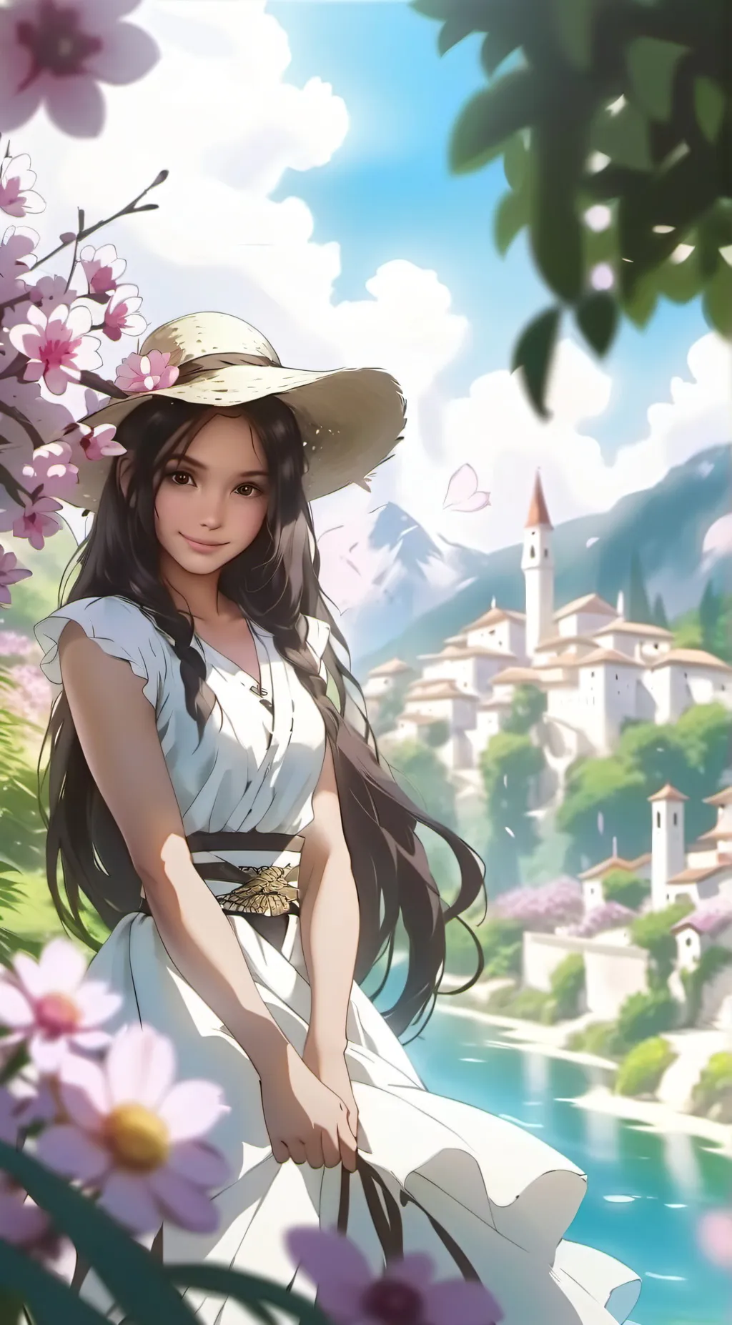 ai character: cabbage patch doll background
