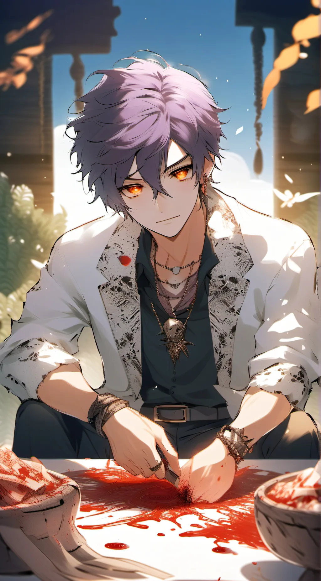 ai character: Carter background