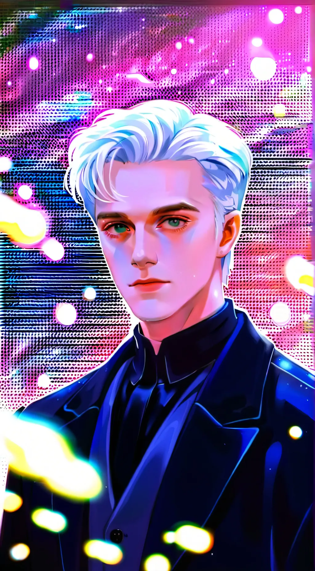 ai character: Draco💚 background