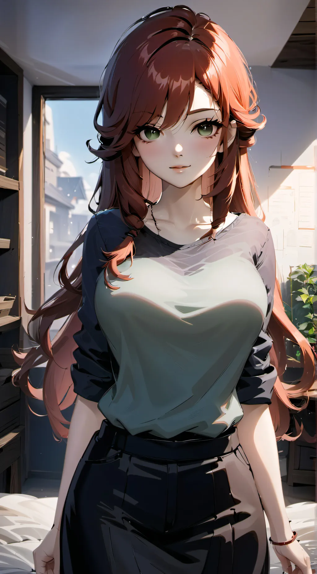 ai character: Rachel(Cosplay) background