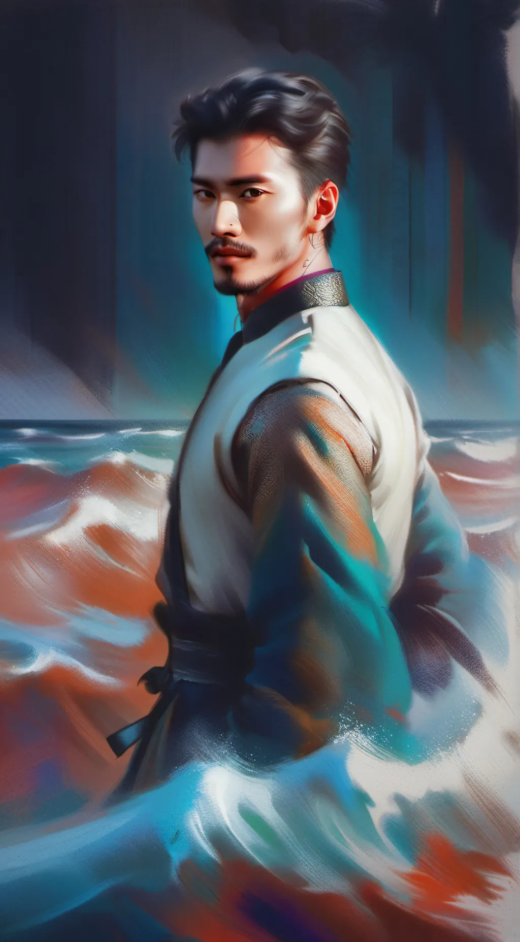 ai character: Eduardo do vincent background