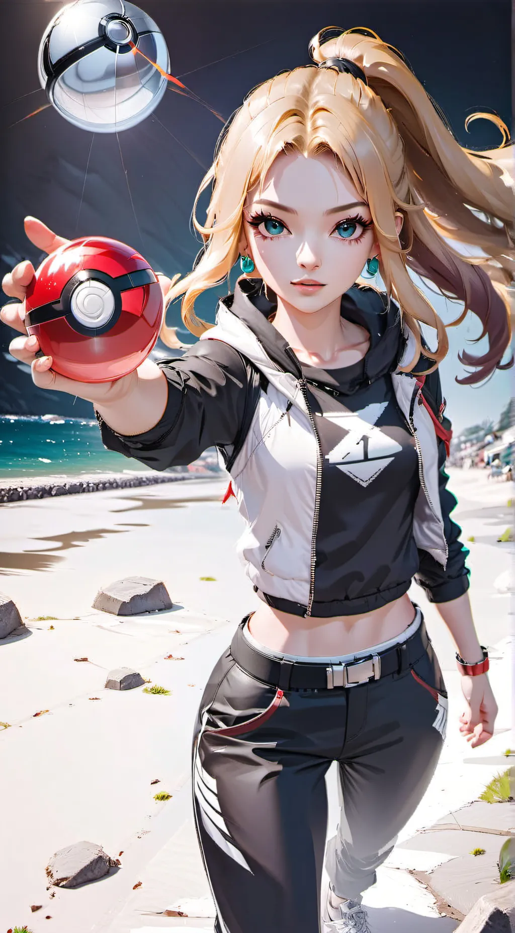 ai character: Pokemon Horizons  background