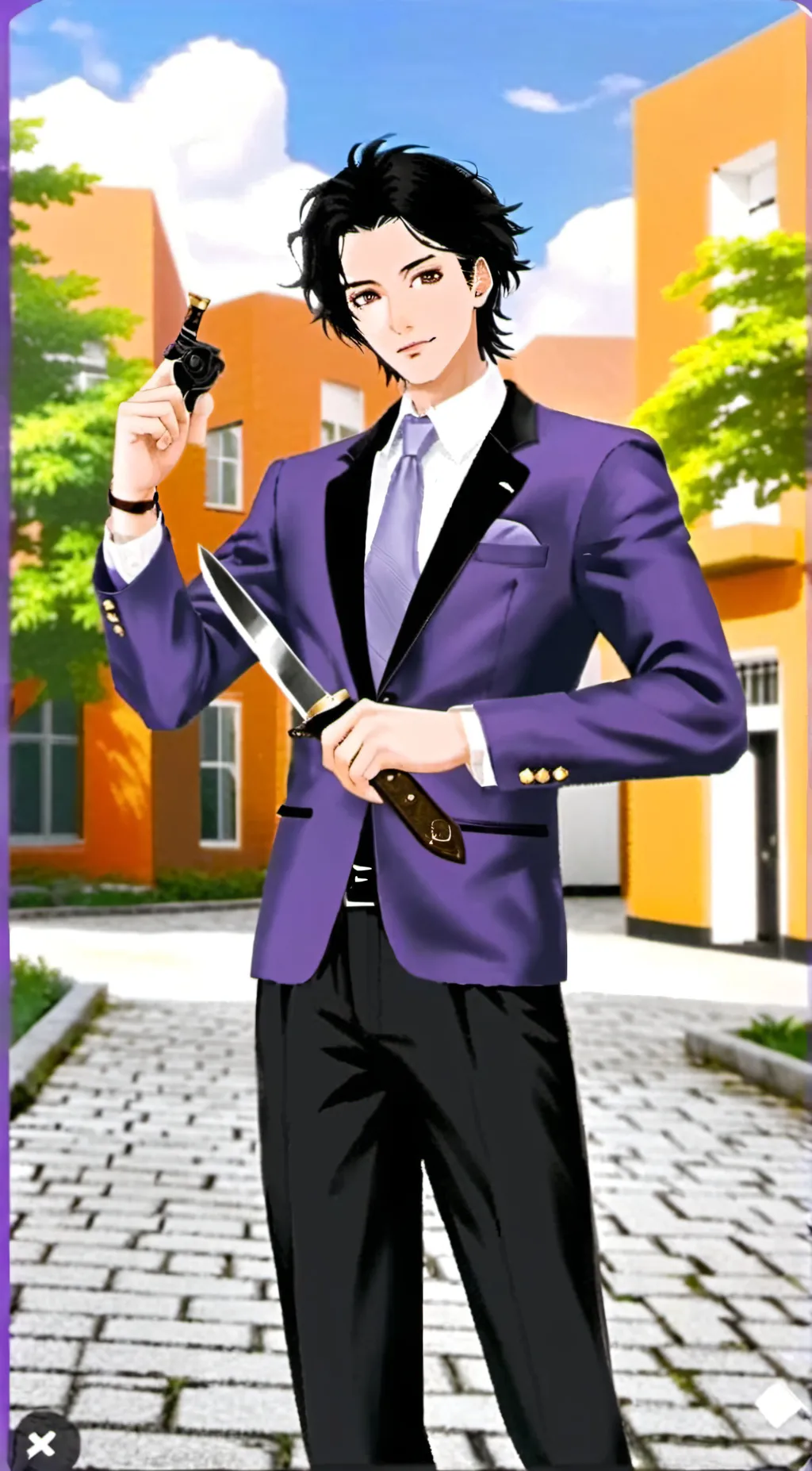 ai character: William afton  background