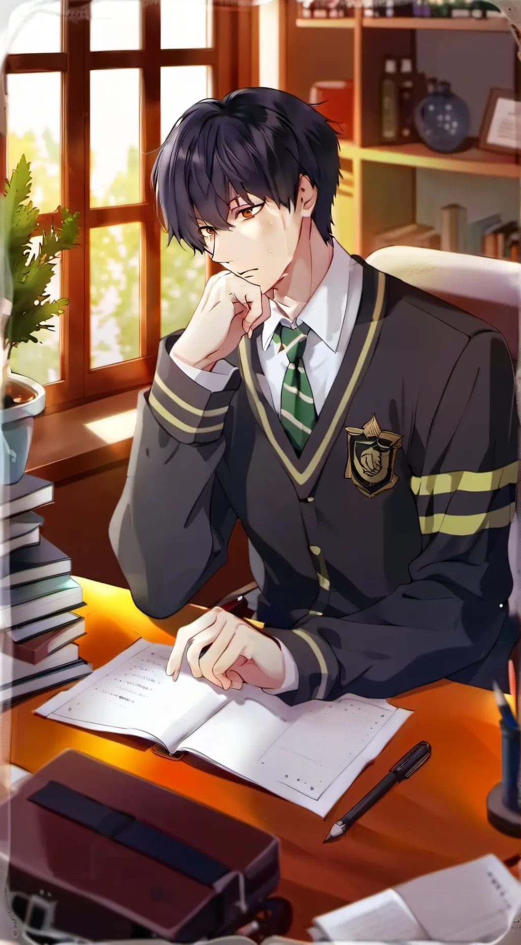 ai character: James°• background