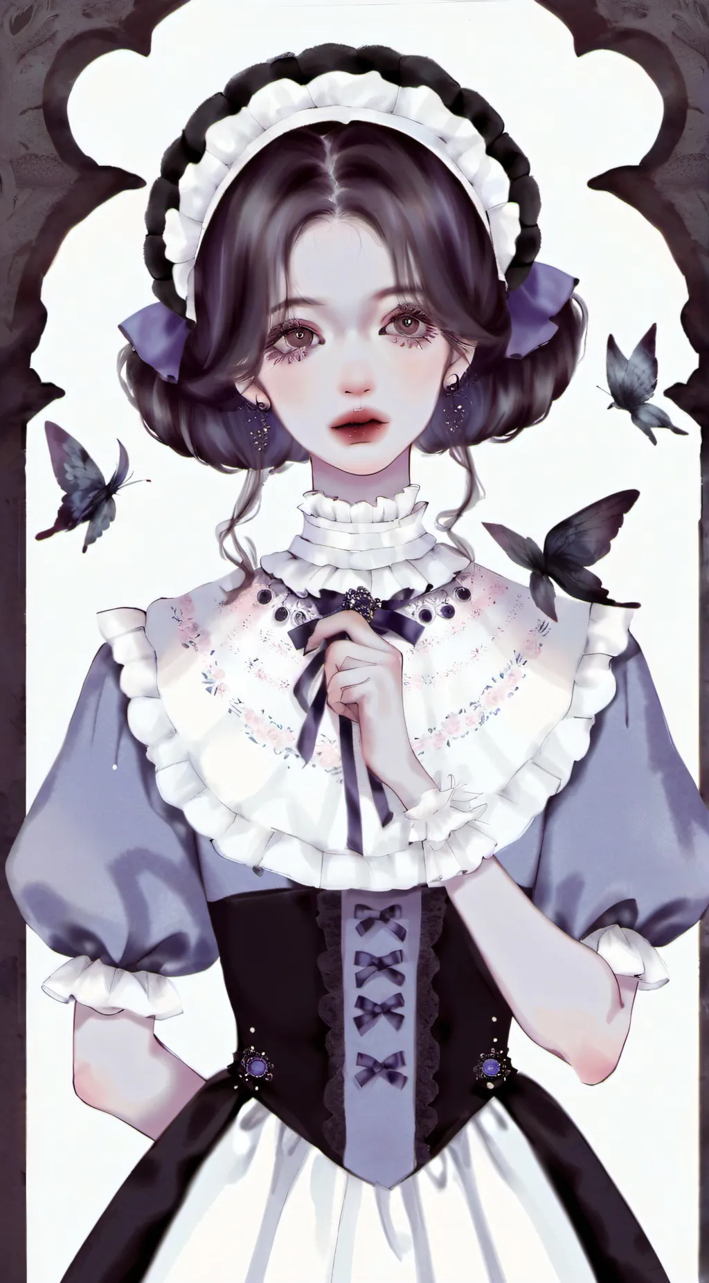 ai character: Baby girl background
