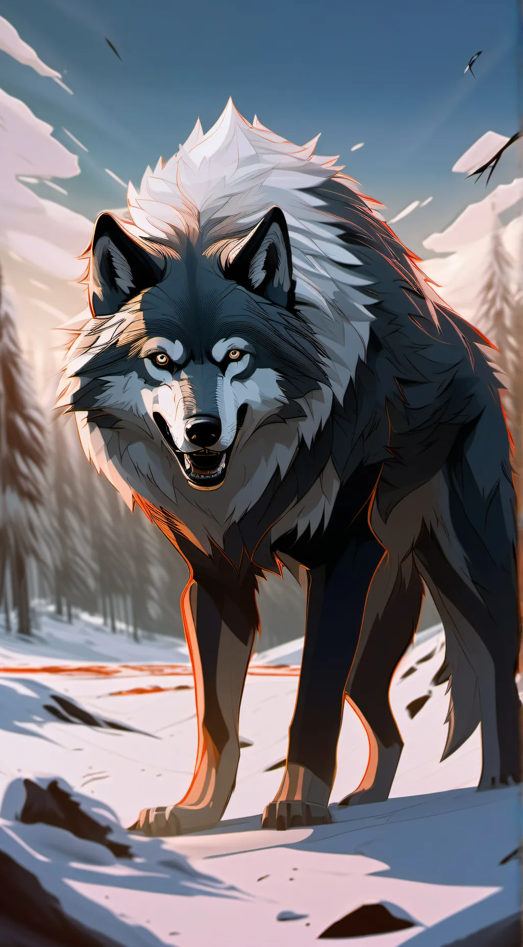 ai character: °•Fang°• background