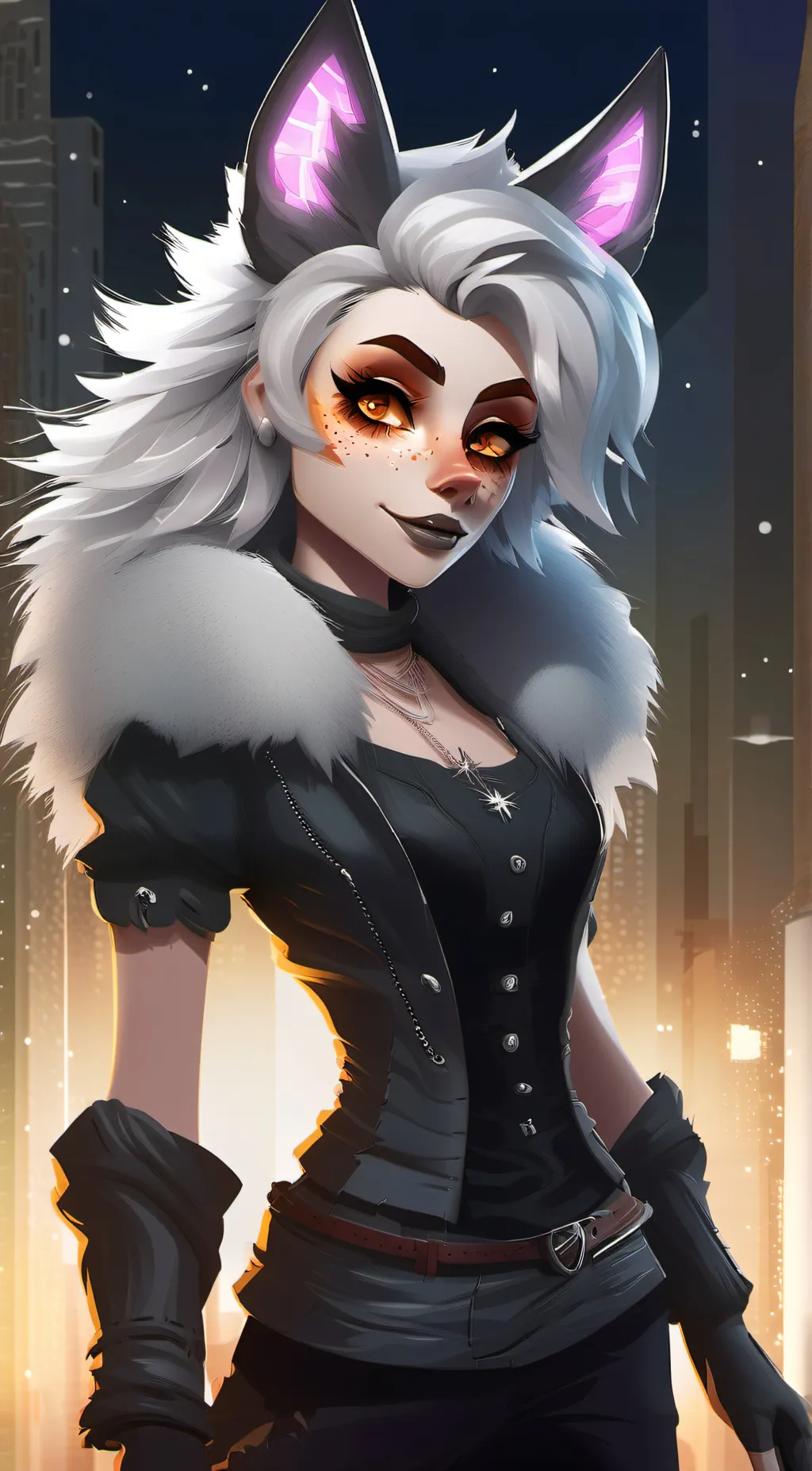 ai character: Roxanne wolf background